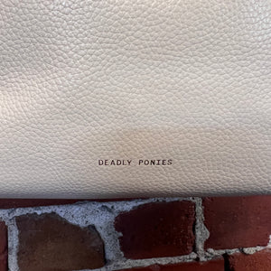 DEADLY PONIES leather handbag