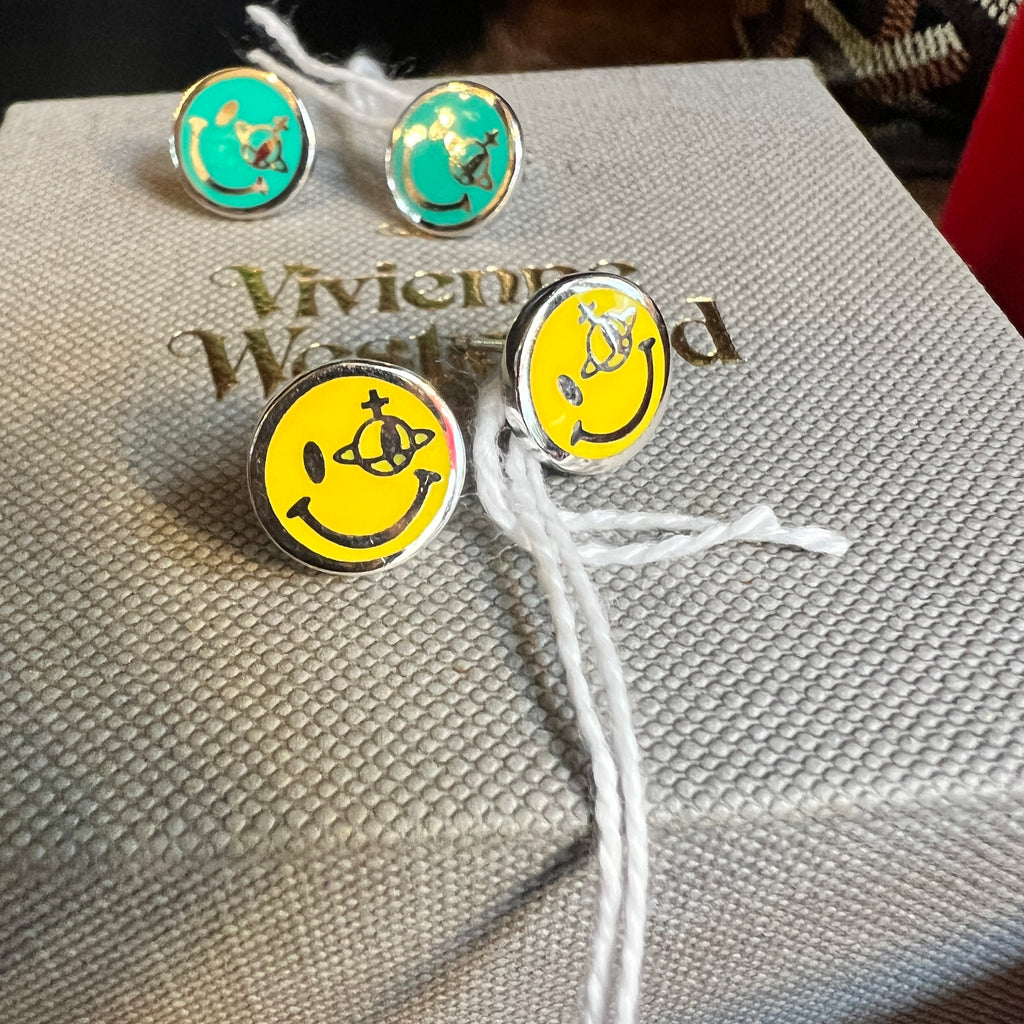 WESTWOOD smiley face studs