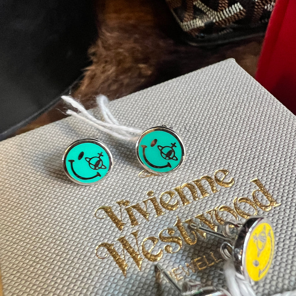 VIVIENNE WESTWOOD Smiley face earrings