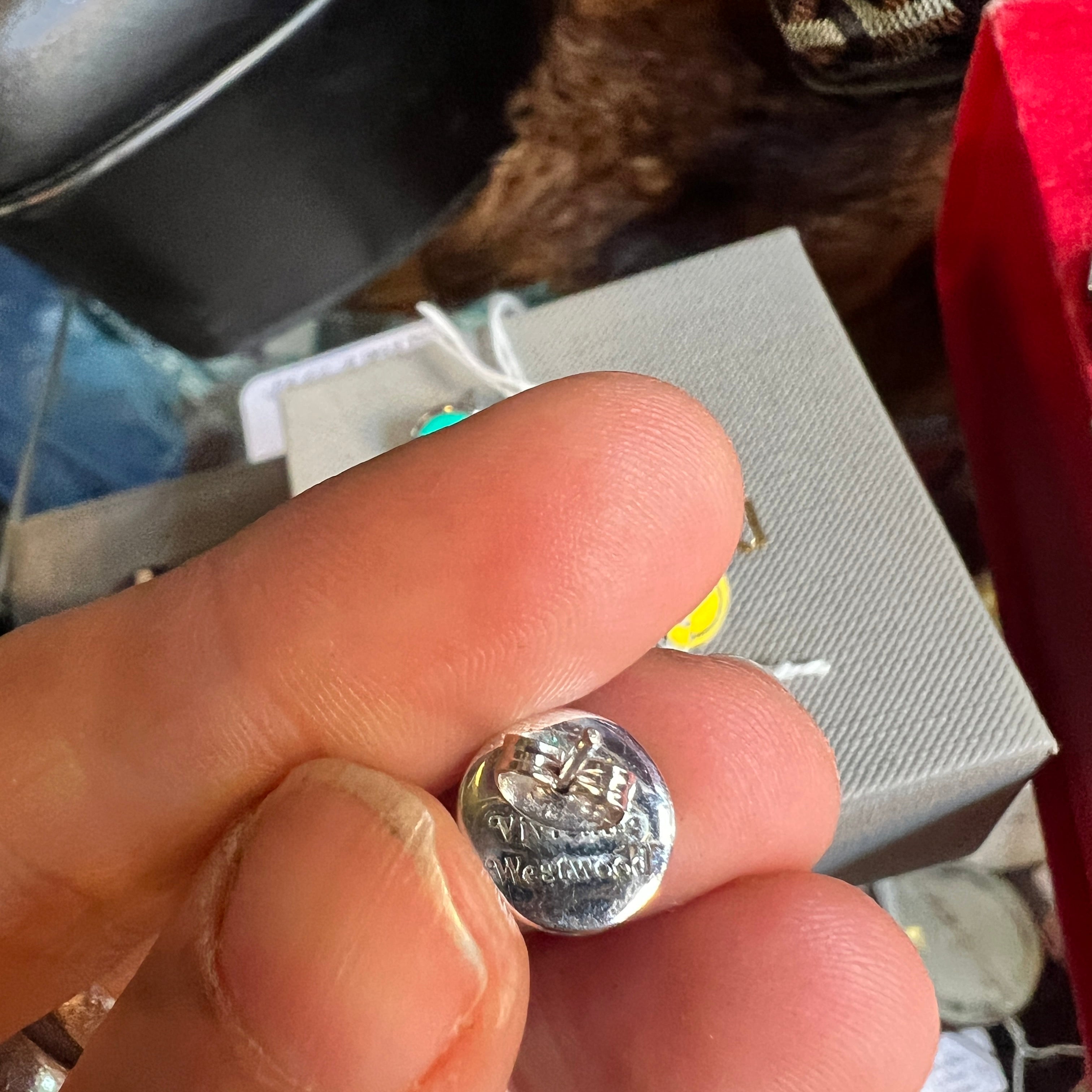 VIVIENNE WESTWOOD Smiley face earrings