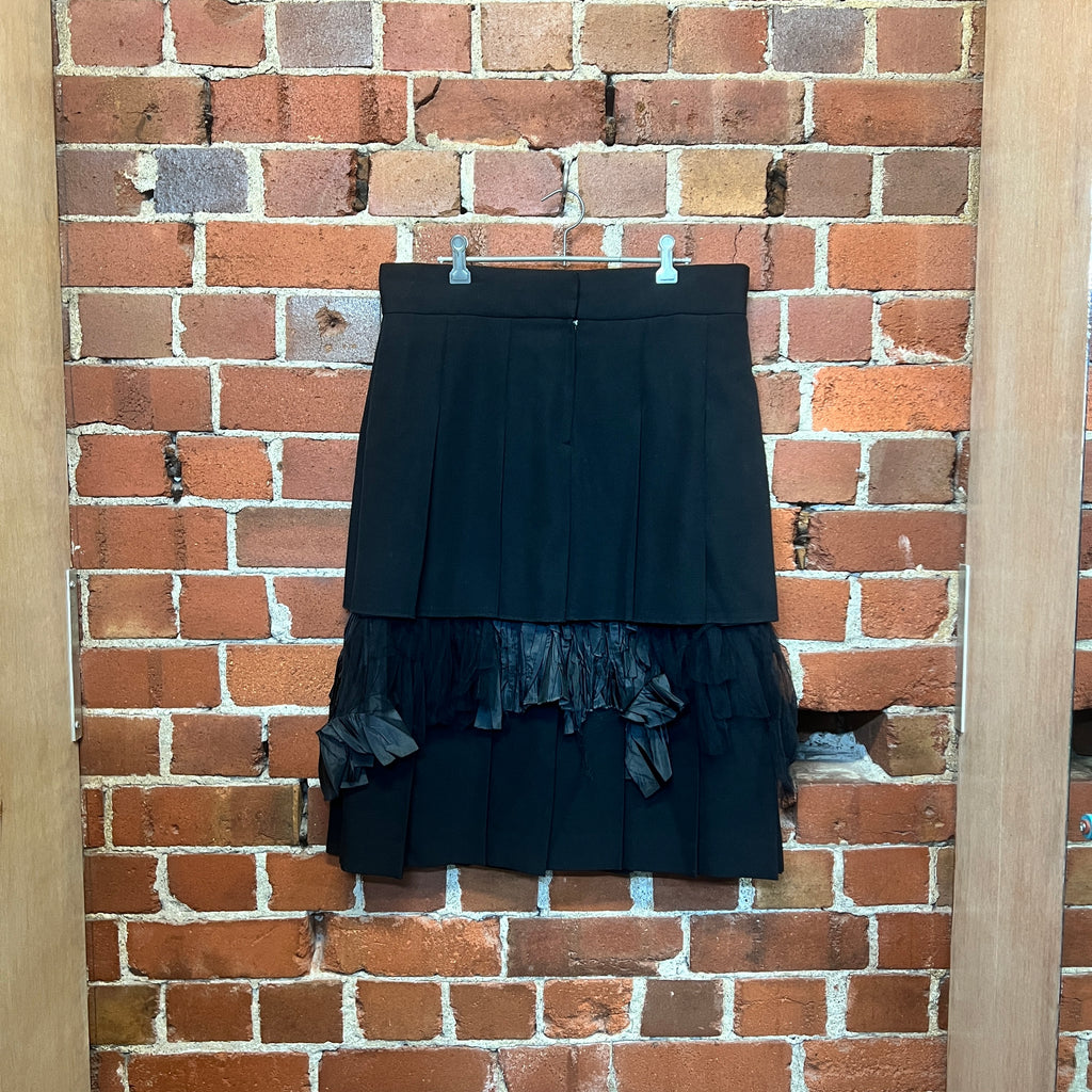 COMME DES GARCONS detachable frill skirt