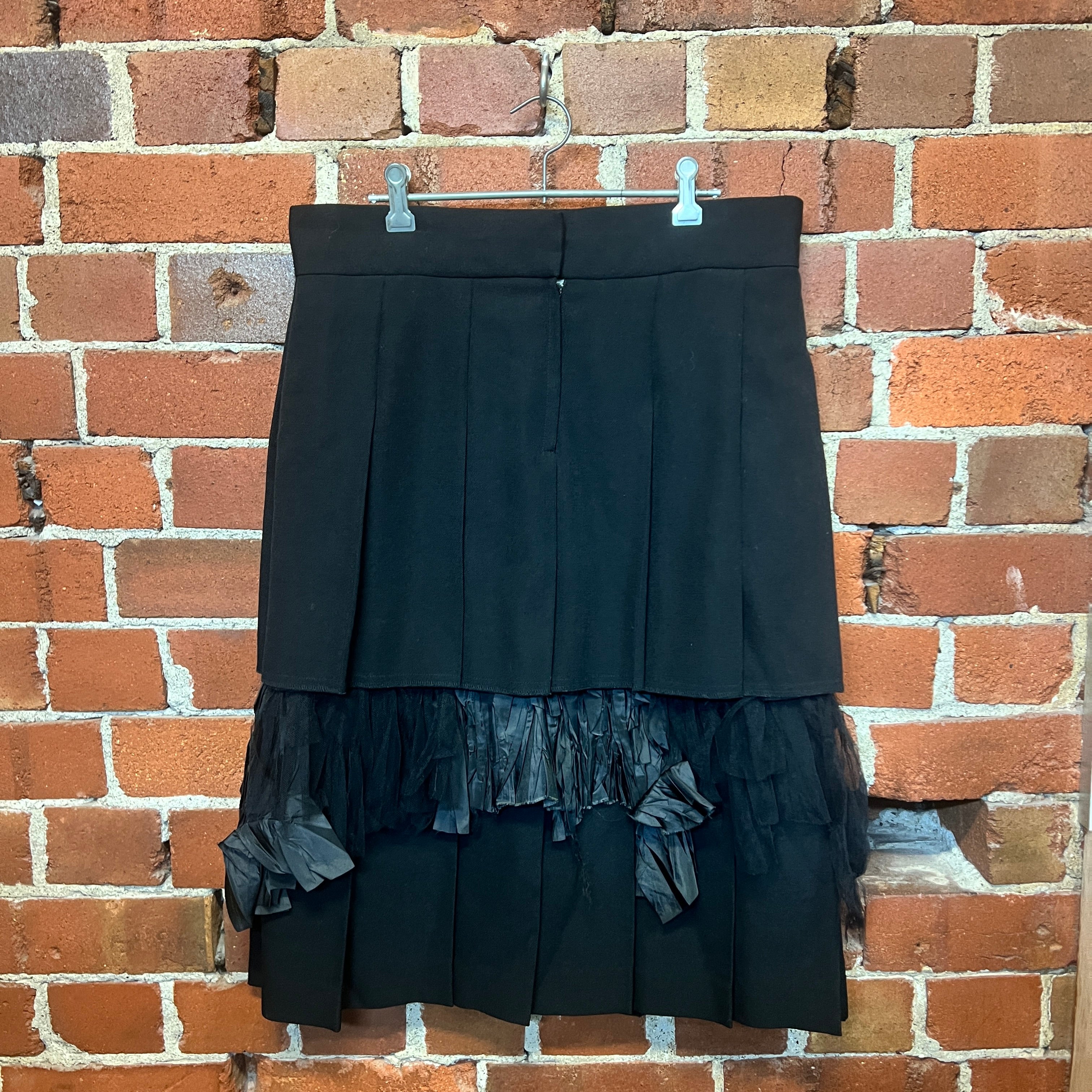 COMME DES GARCONS detachable frill skirt