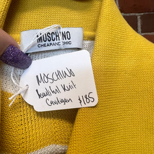 MOSCHINO woven cotton jacket