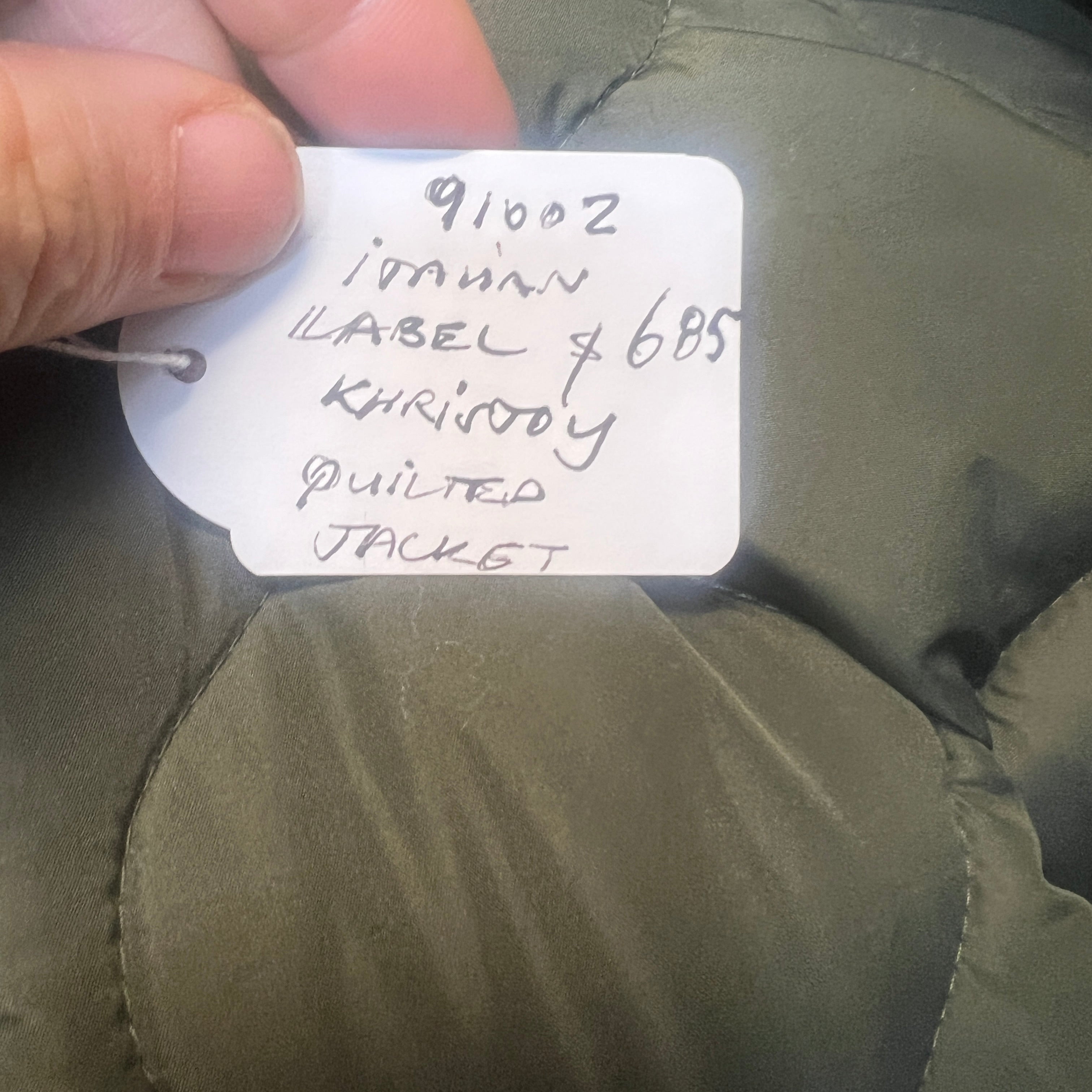 KHRISJOY quilted puffer jacket