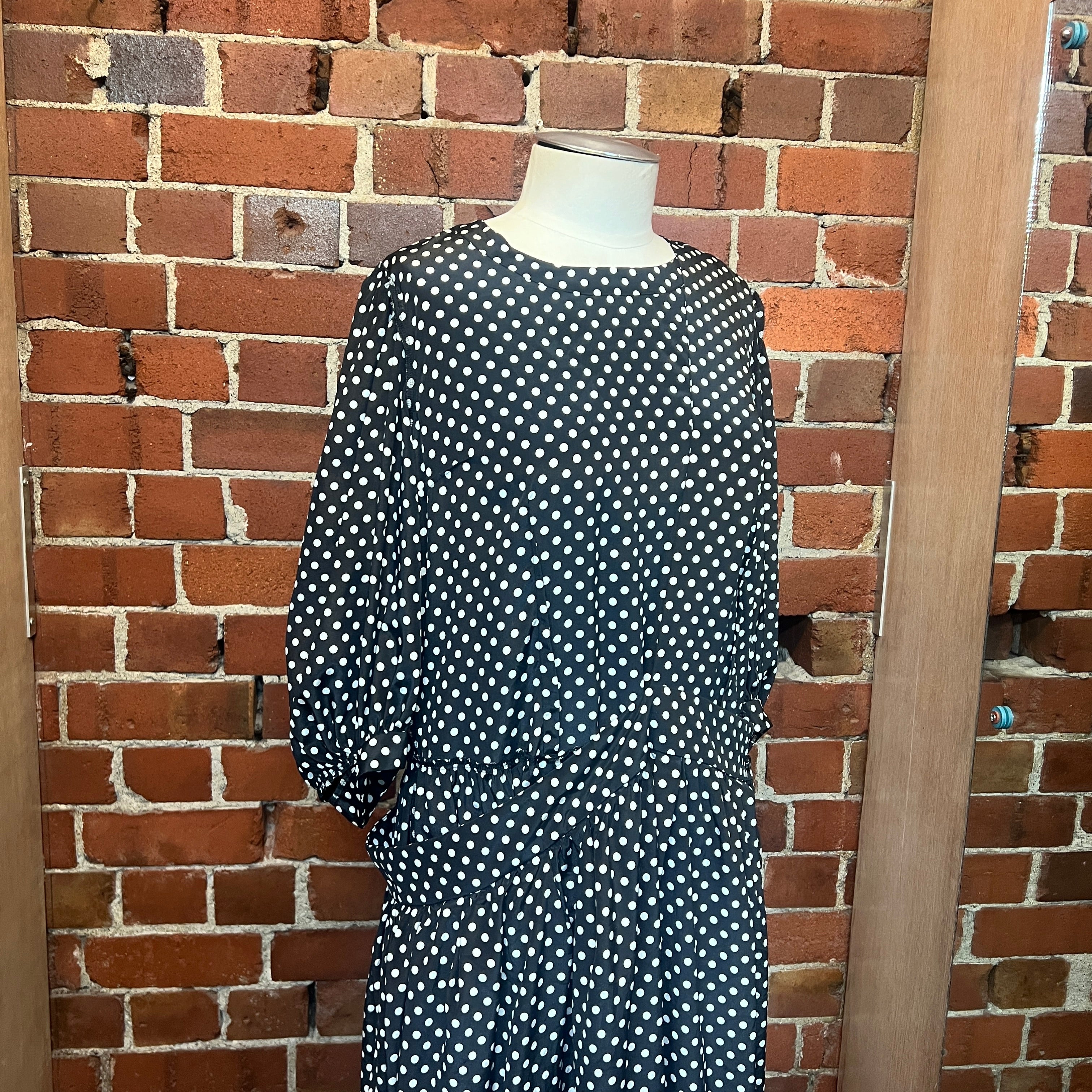COMME DES GARCONS polka dot dress