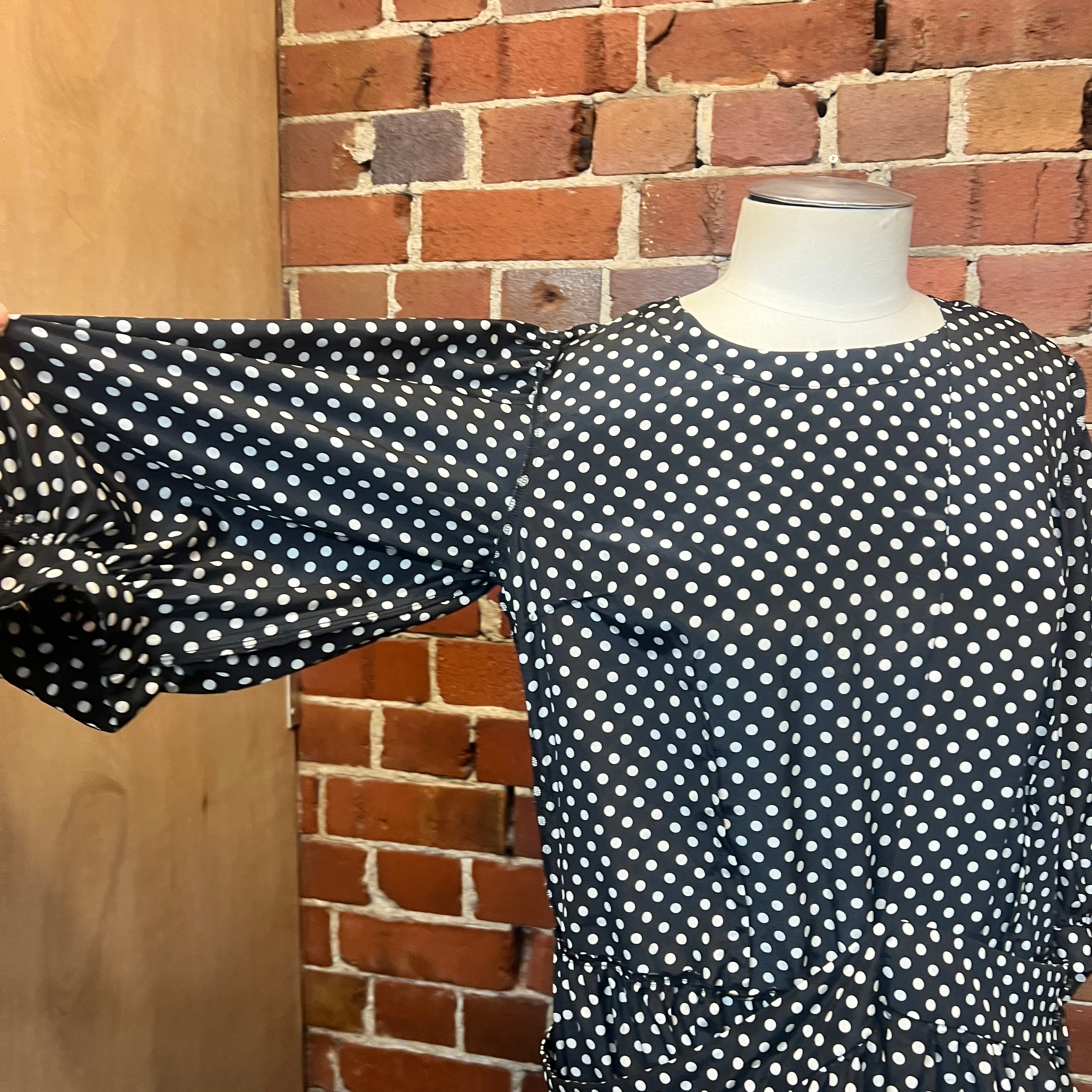 COMME DES GARCONS polka dot dress