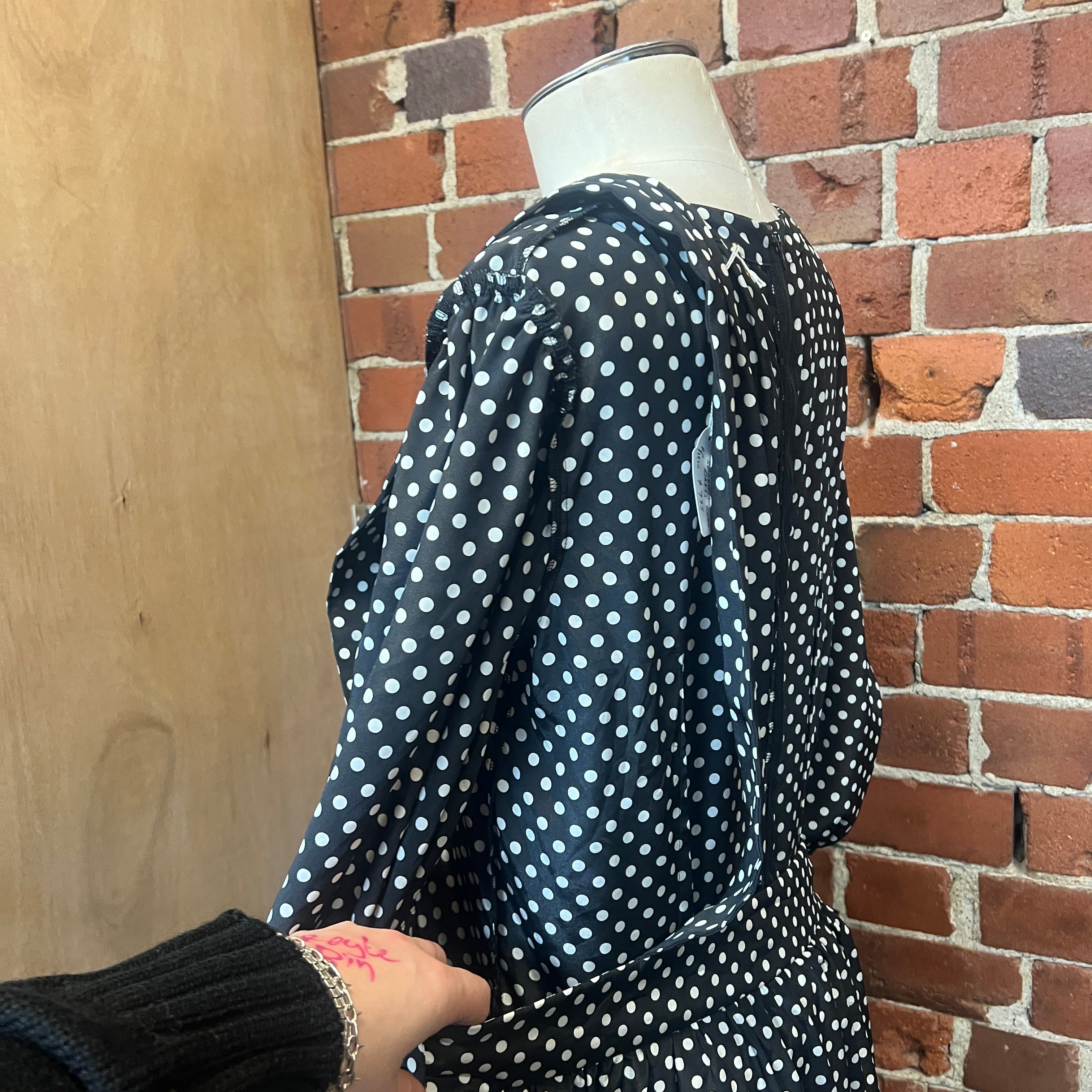 COMME DES GARCONS polka dot dress