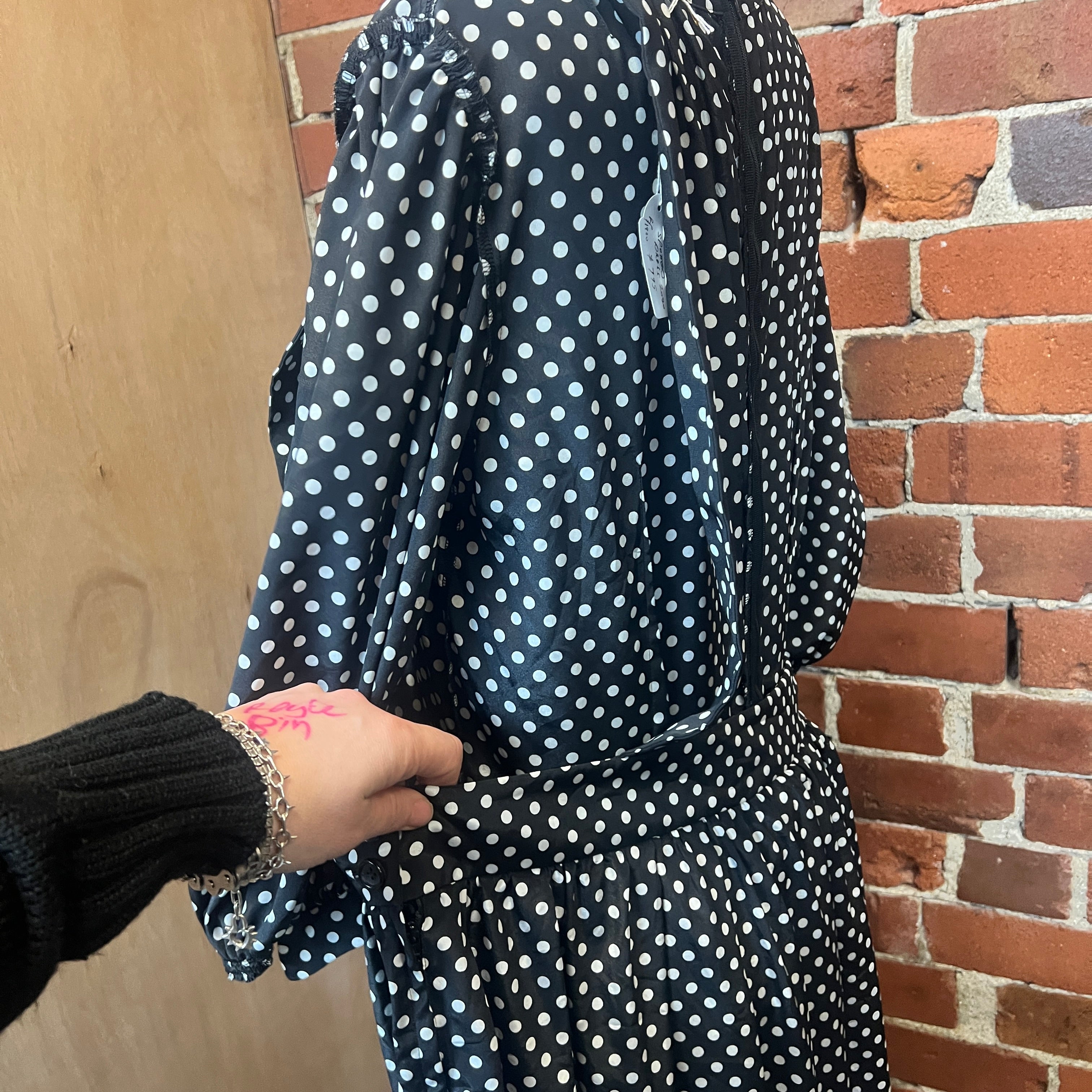 COMME DES GARCONS polka dot dress