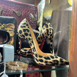 CHRISTIAN LOUBOUTION Leopard stiletto pumps 36