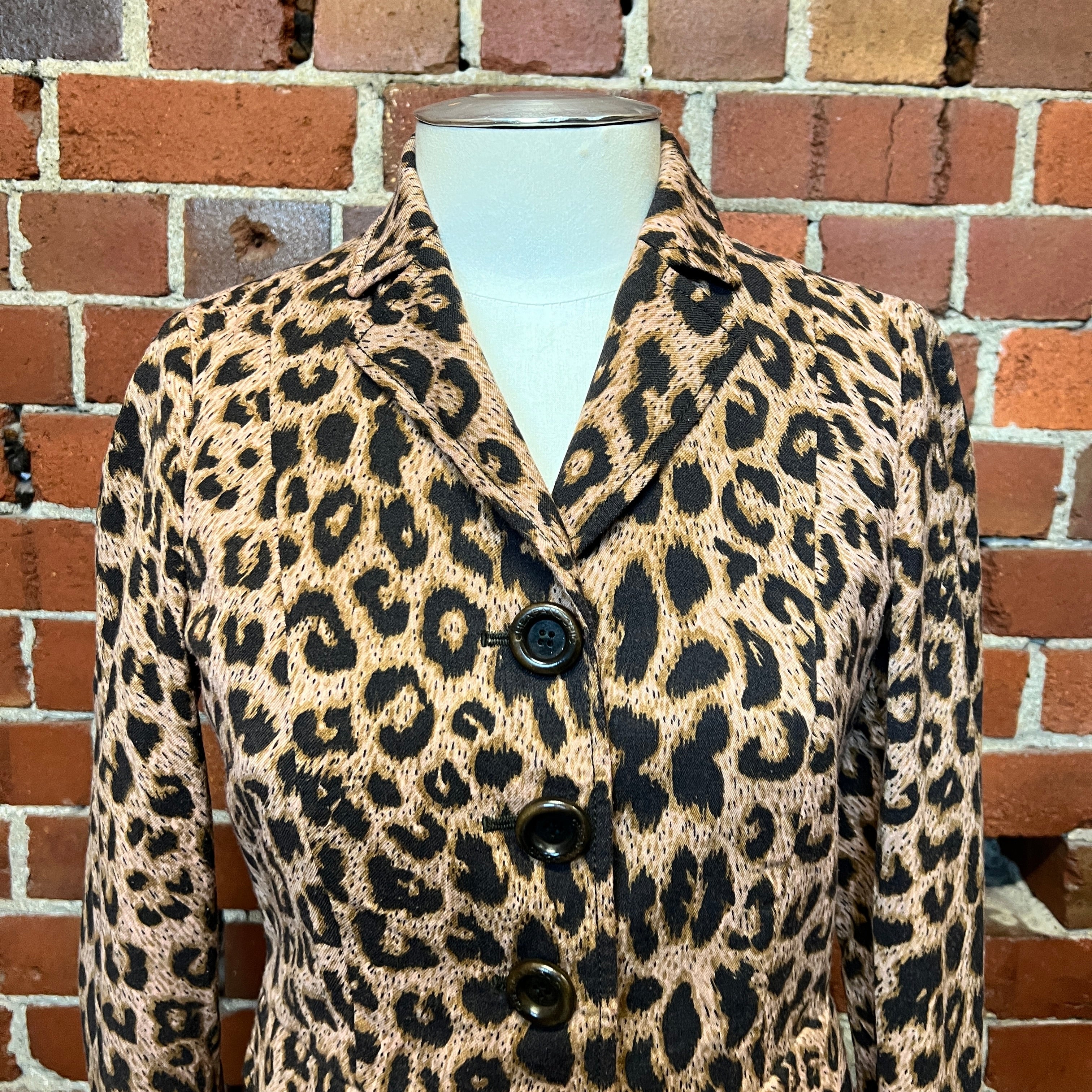 MOSCHINO 1990's leopard jacket