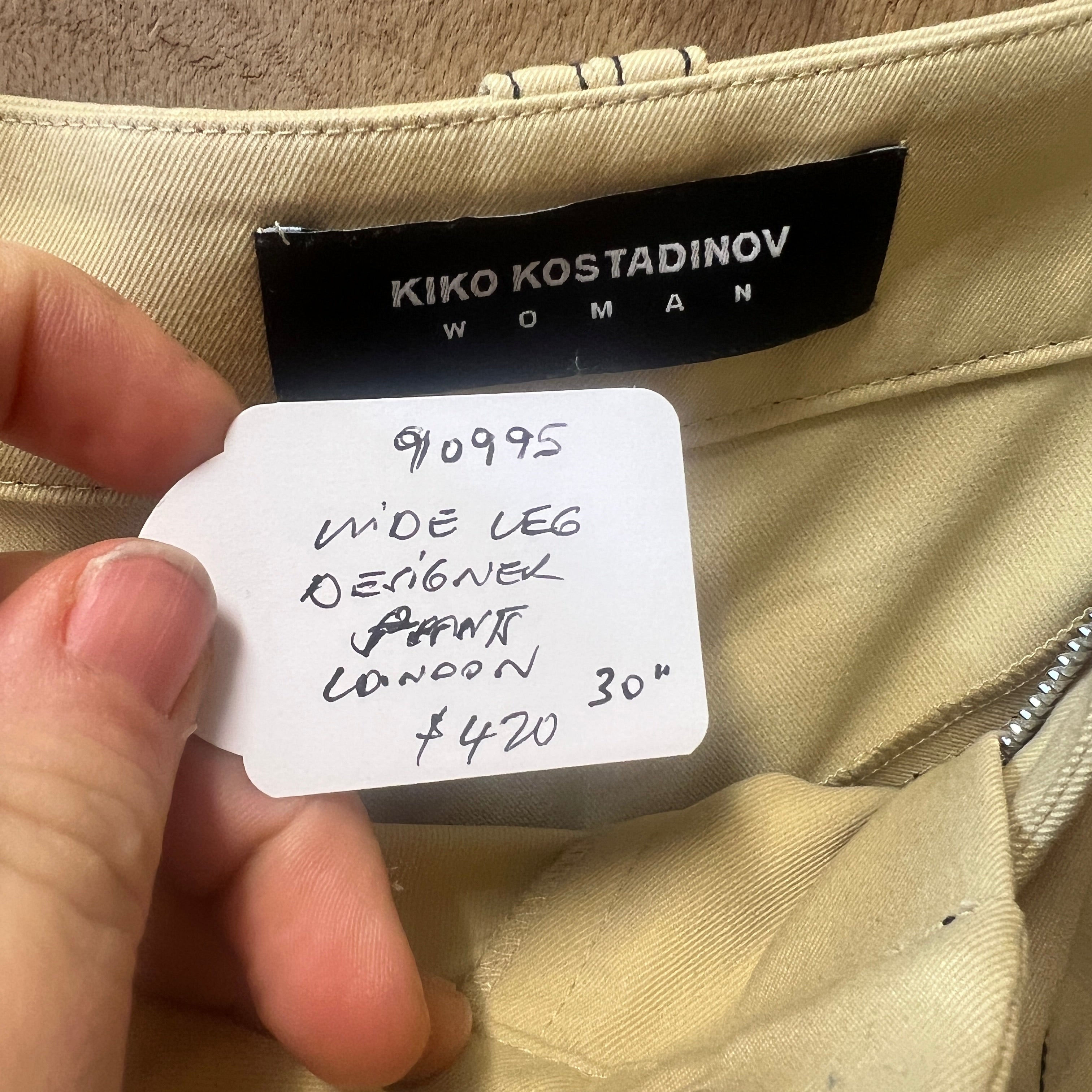 Kiko Kostadinov Japanese designer trousers