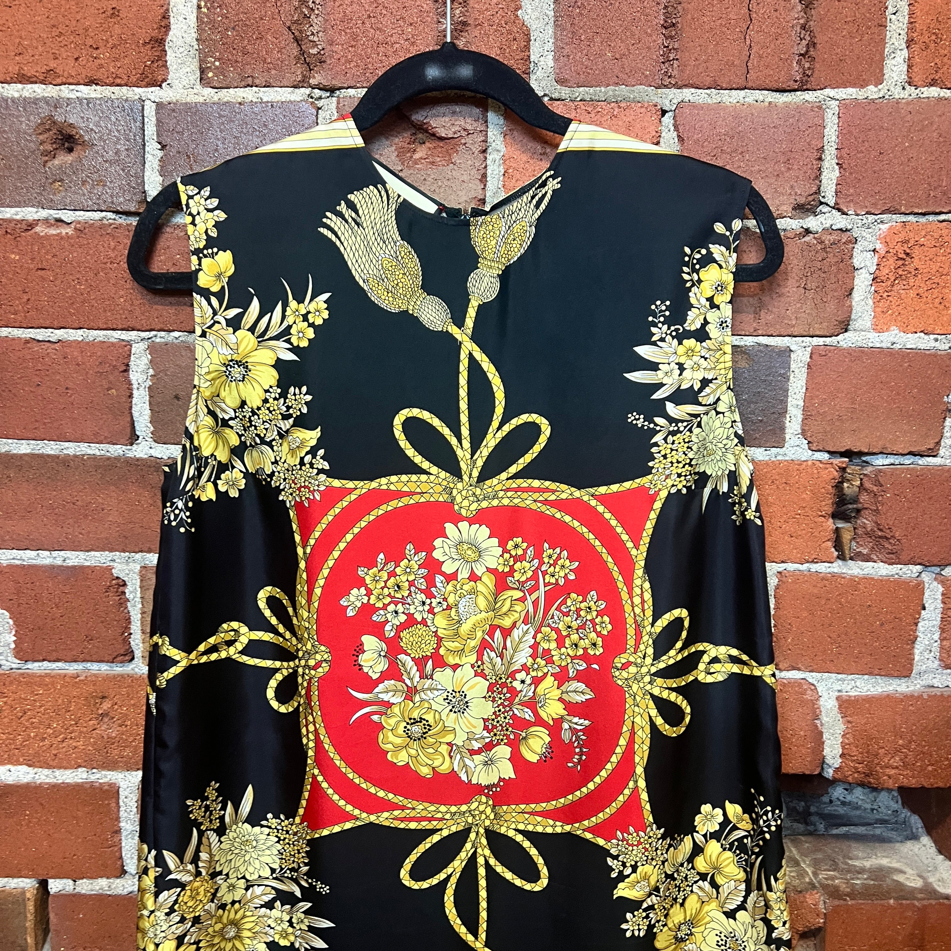 GUCCI silk scarf mini dress