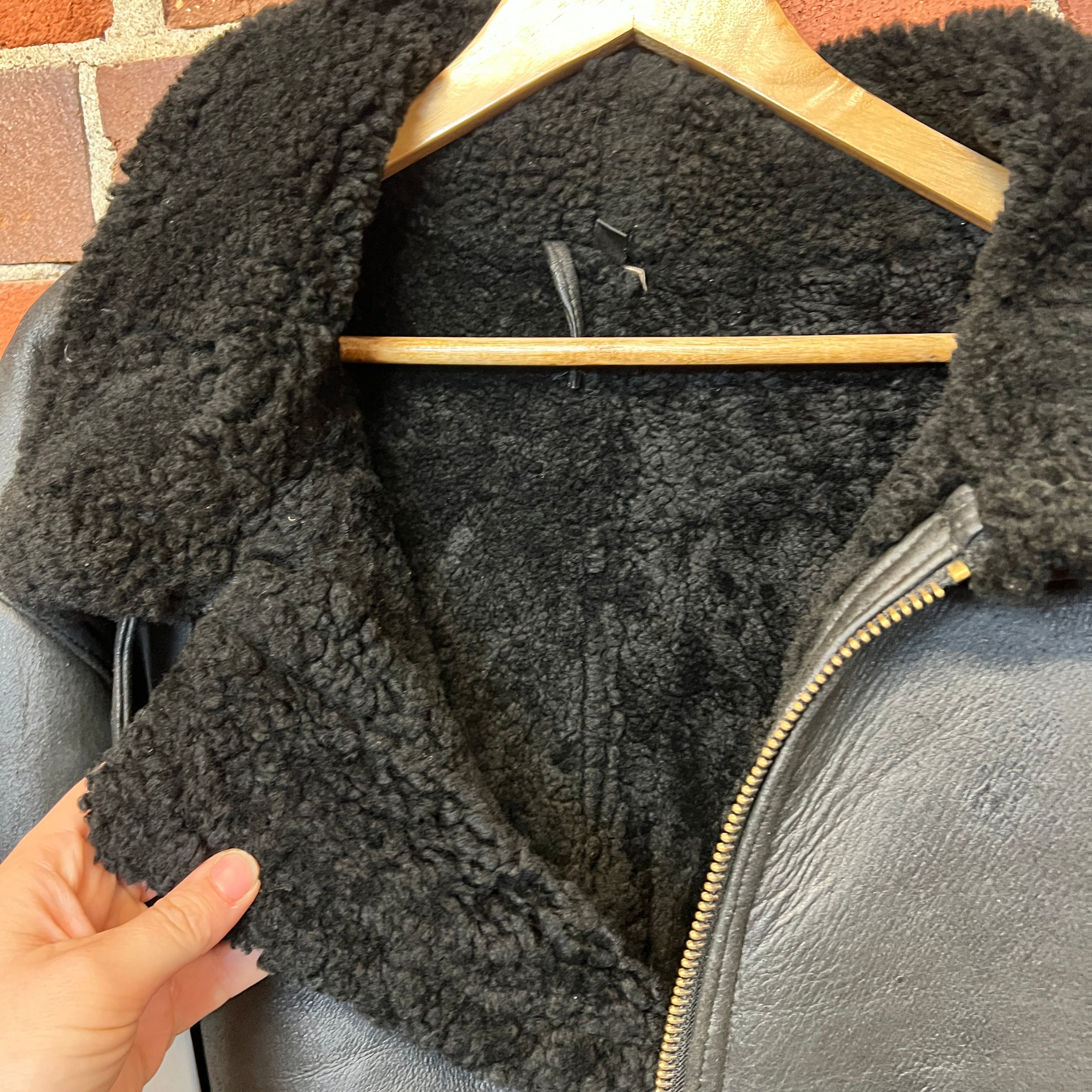 SHEARLING Aviator jacket