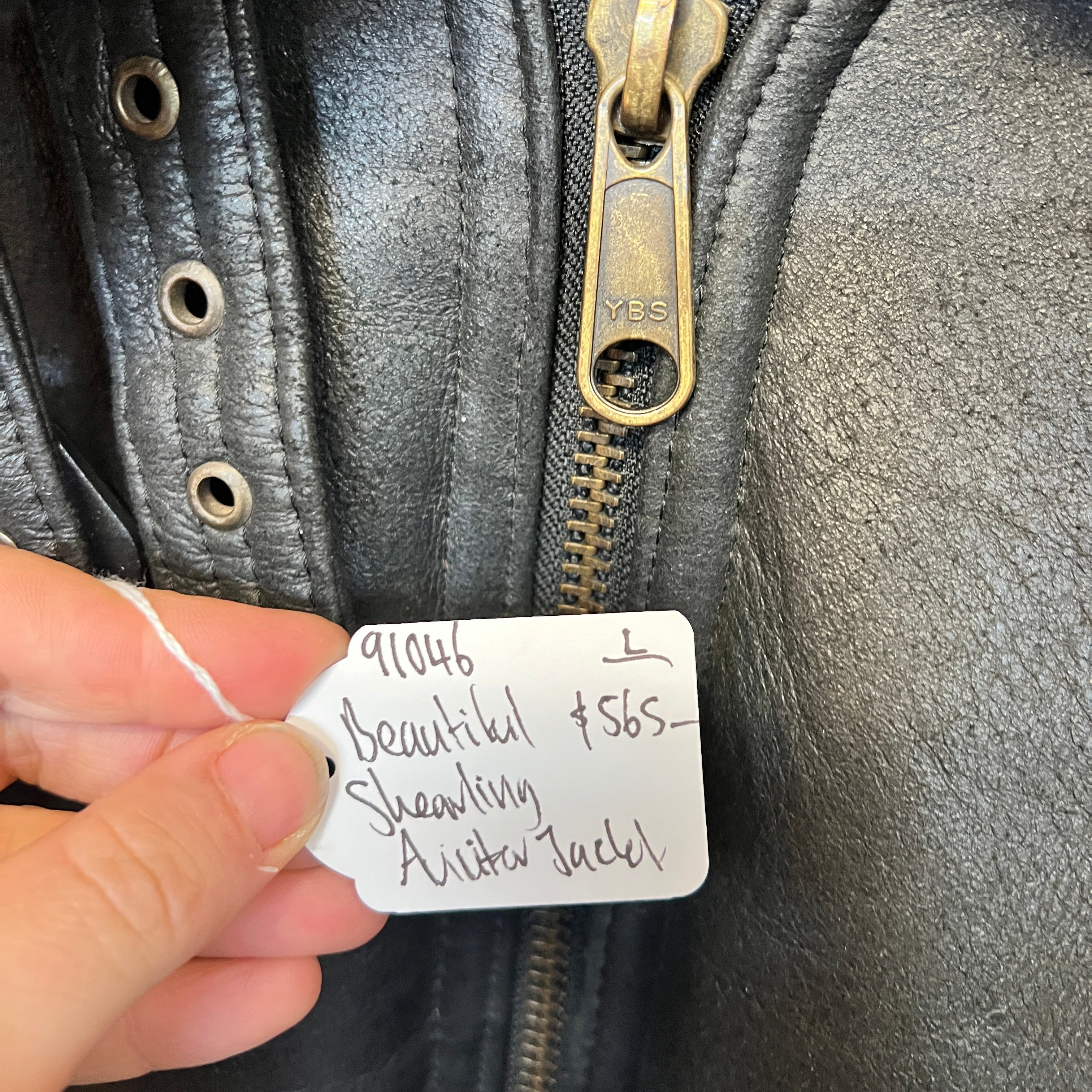 SHEARLING Aviator jacket