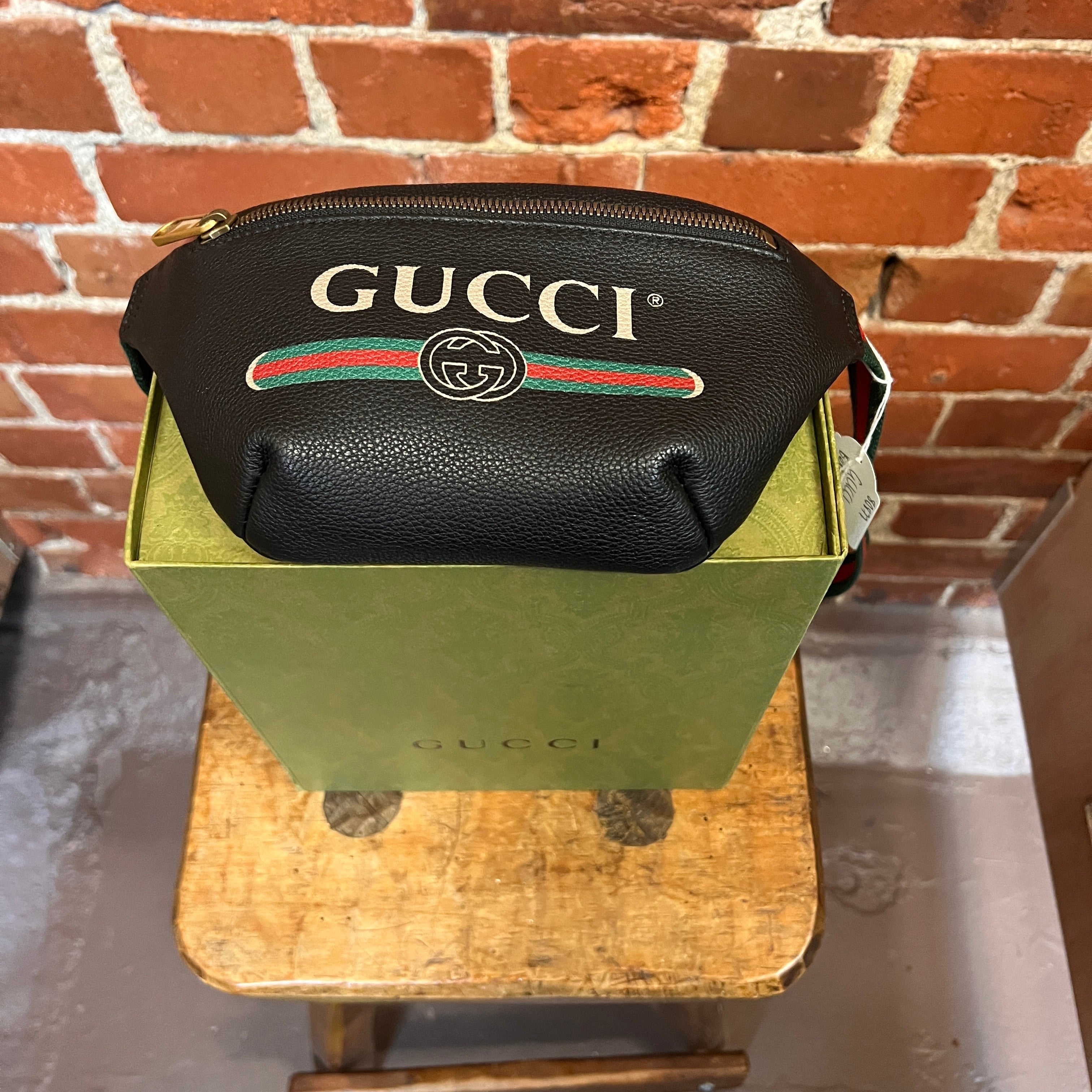 GUCCI monogram leather belt L – Wellington Hunters and Collectors