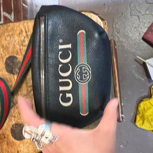 GUCCI monogram leather belt L – Wellington Hunters and Collectors