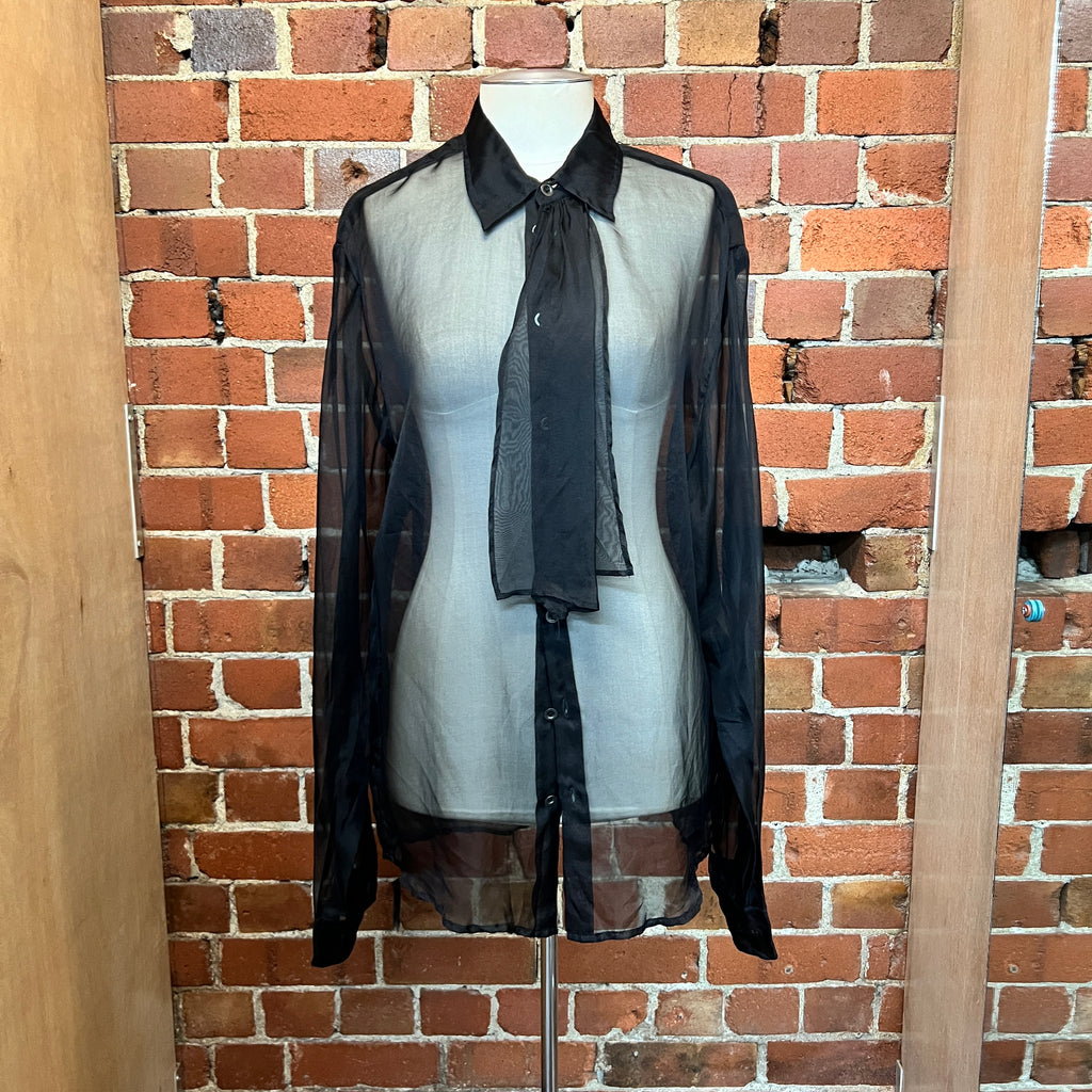 ZAMBESI silk organza shirt