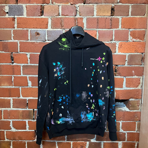 OFF WHITE paint splatter hoodie – Wellington Hunters and Collectors