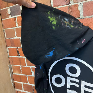 Off white hotsell paint splatter hoodie