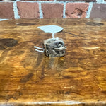 NEW NZ MADE sterling silver buckle ring