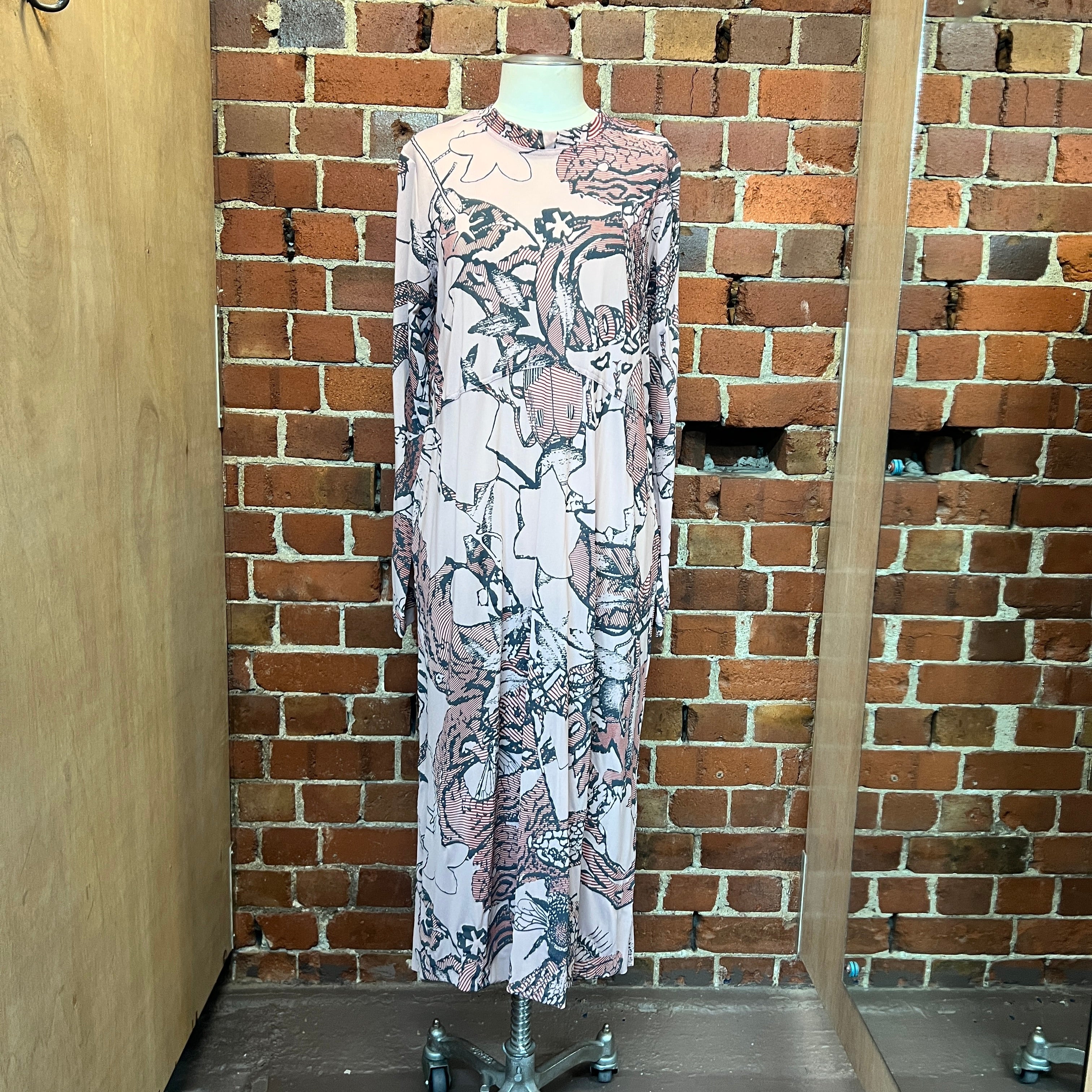 NOM-D mesh printed dress