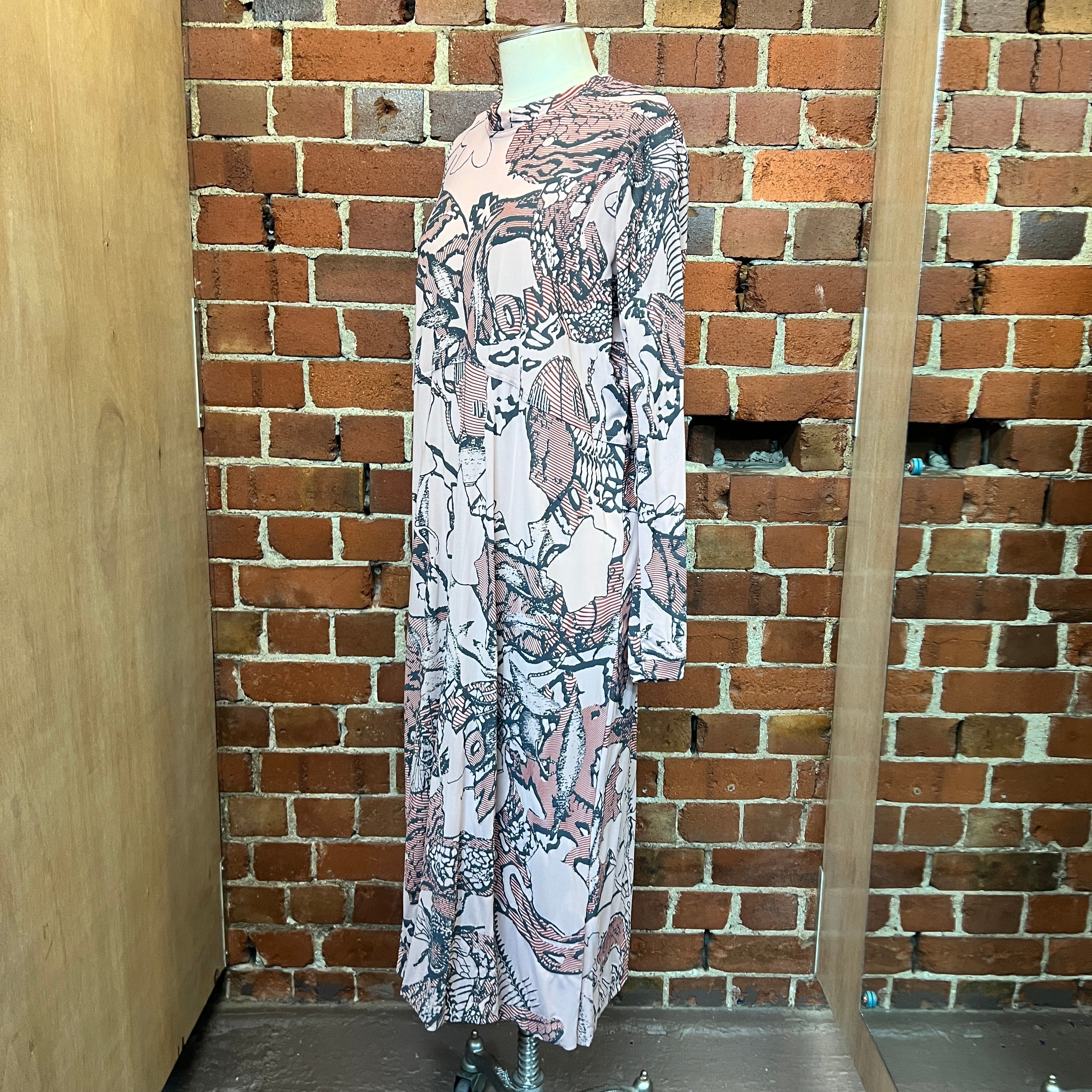 NOM-D mesh printed dress