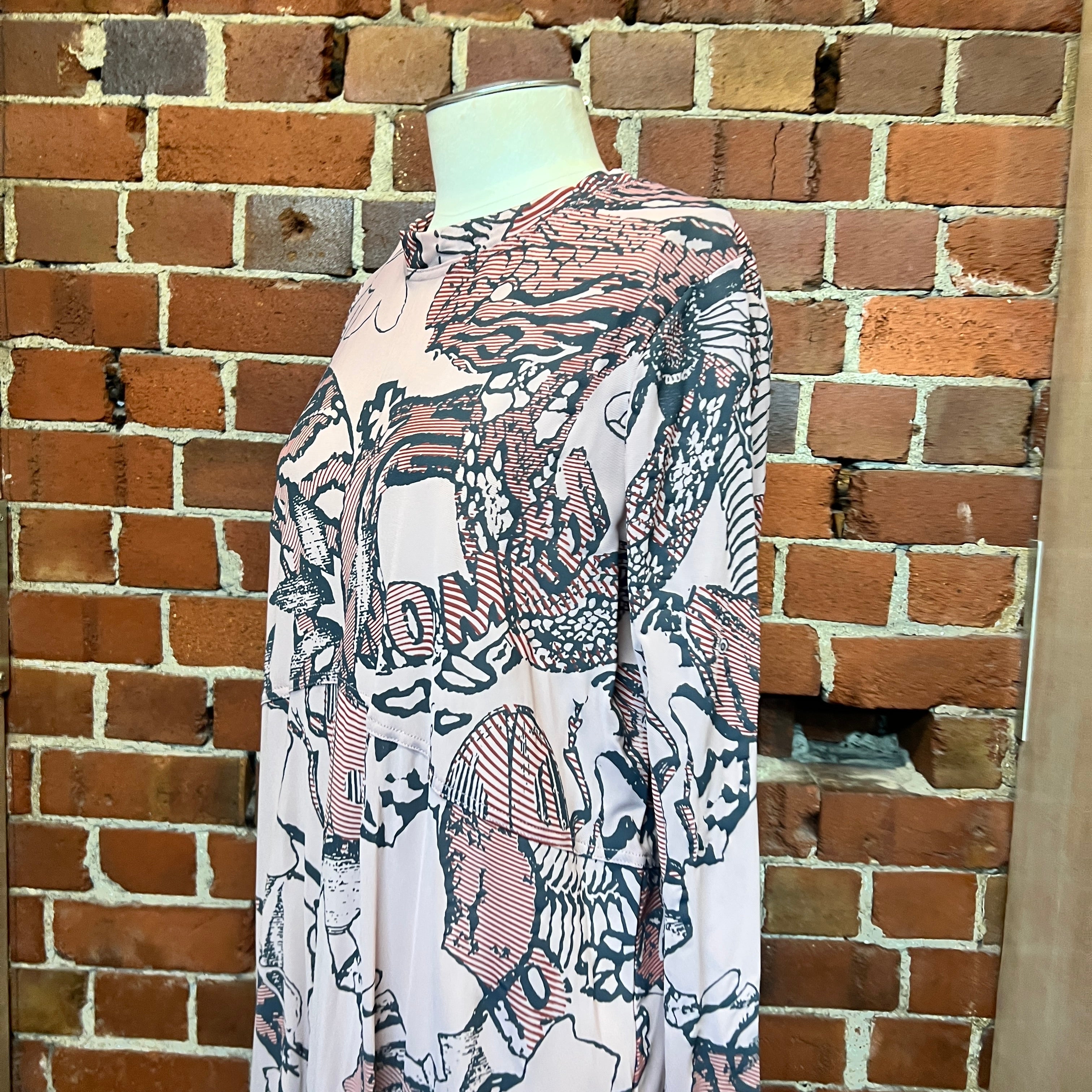 NOM-D mesh printed dress