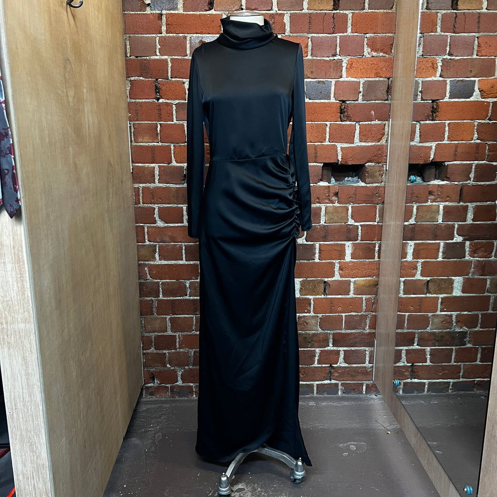 green emerald velvet dress Shop Kennedy Tie Detail Dress (Emerald)