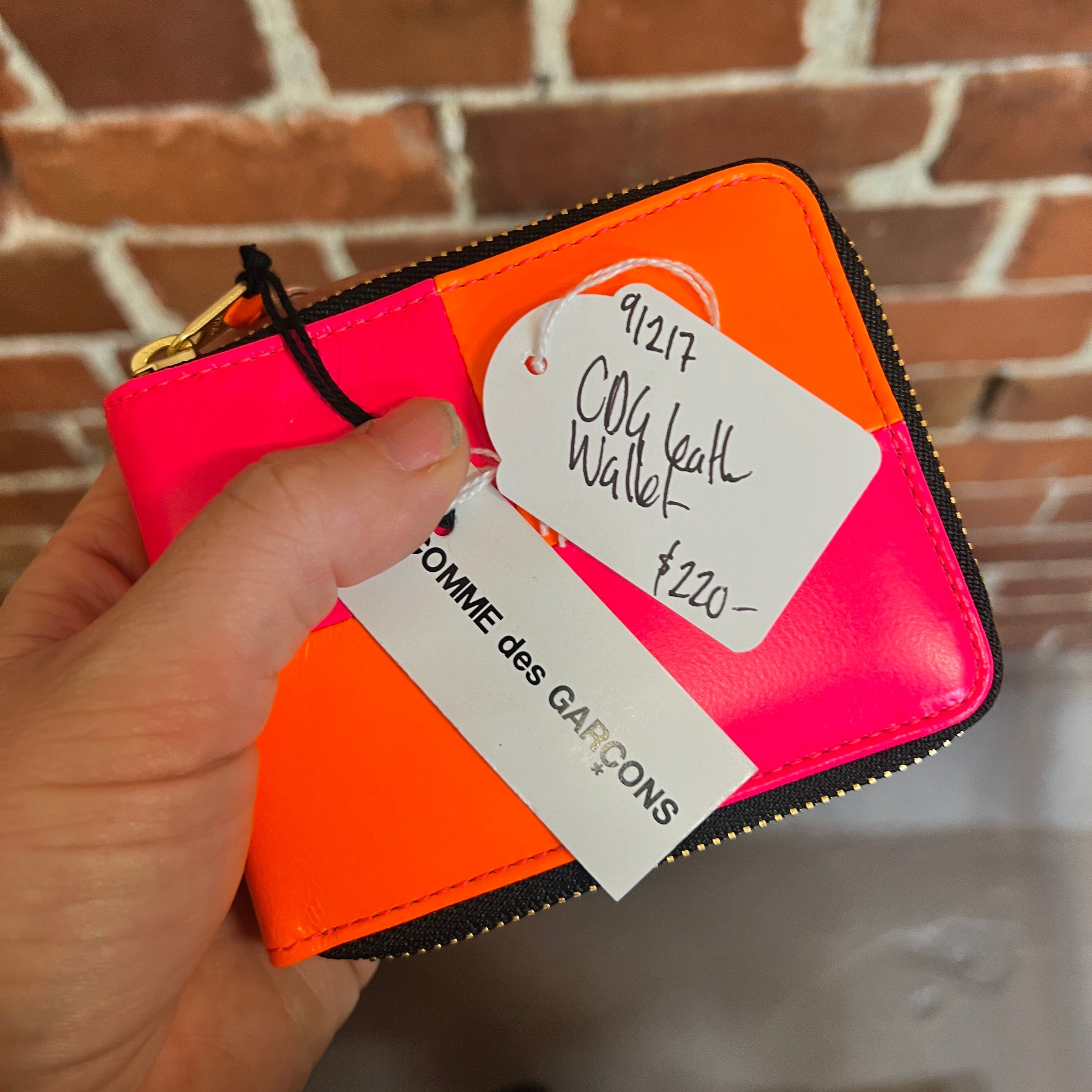 COMME DES GARCONS leather wallet