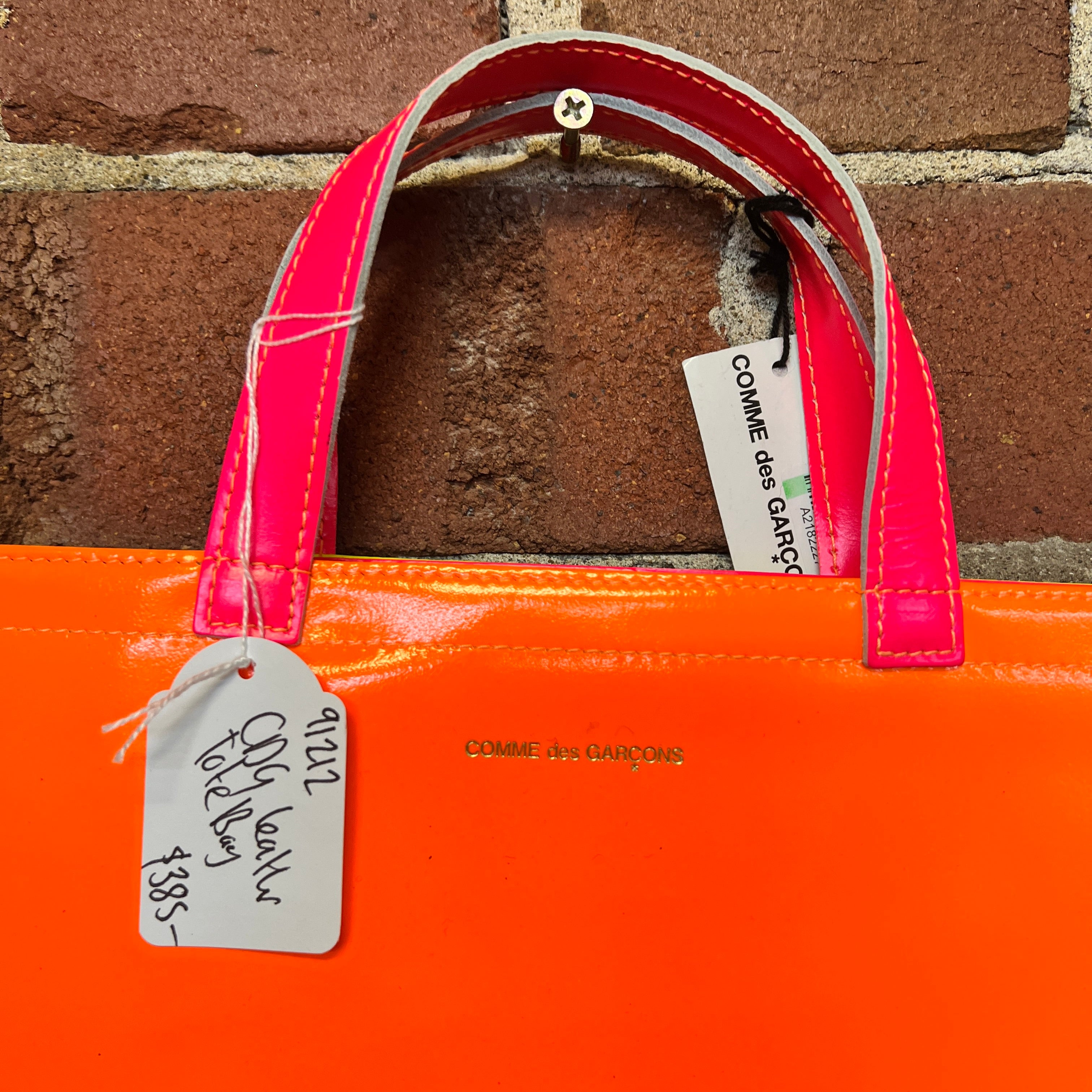 COMME DES GARCONS leather handbag