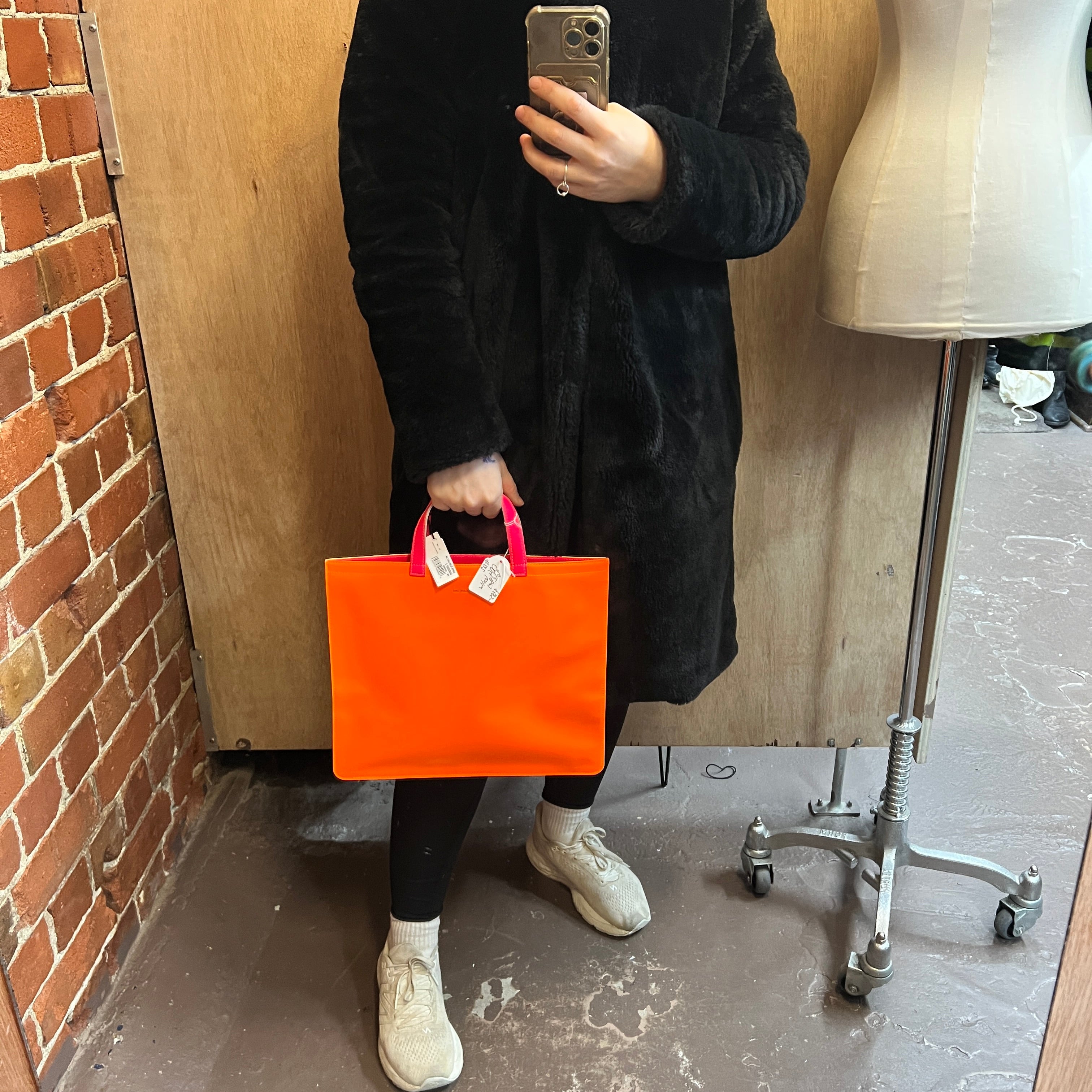 COMME DES GARCONS leather handbag