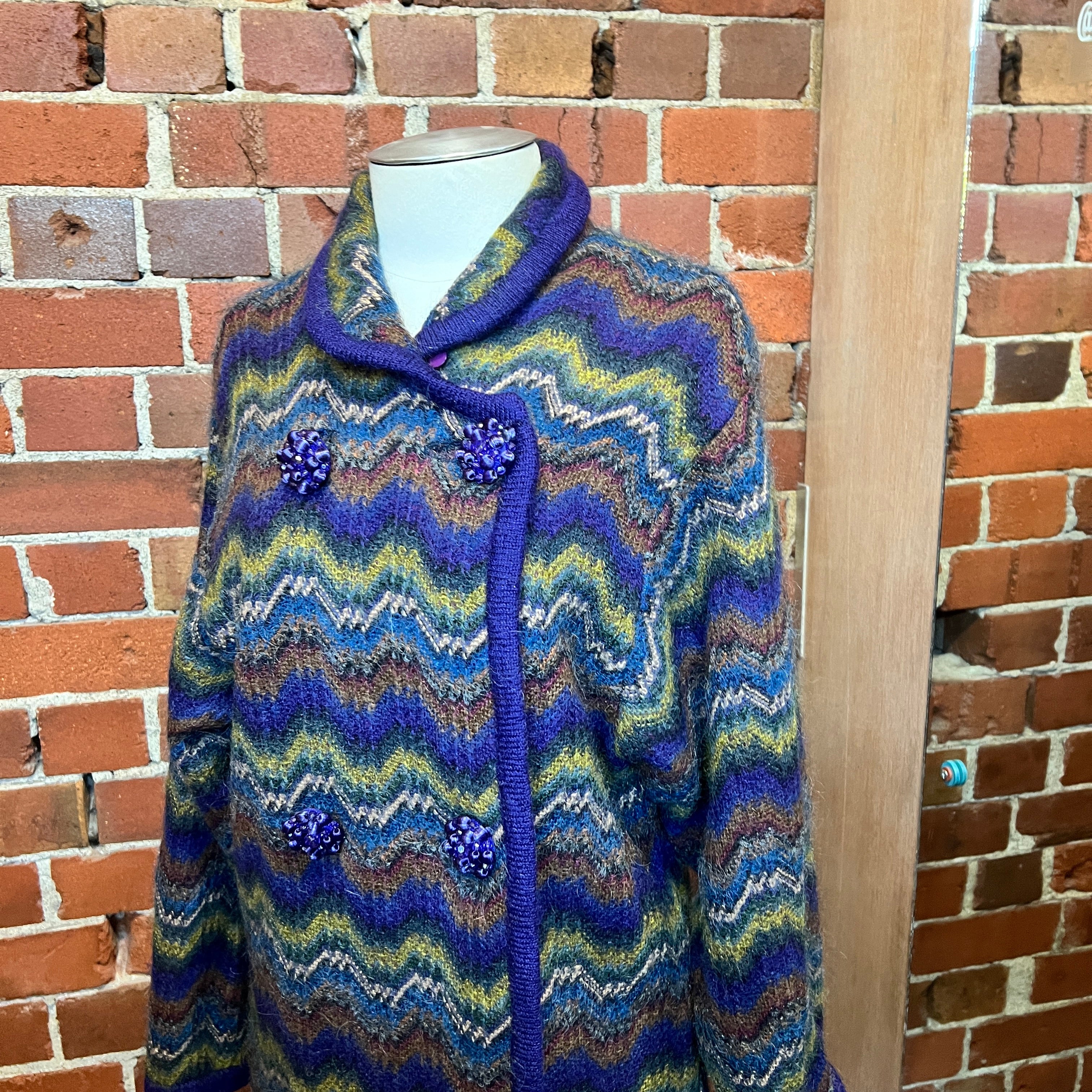 MISSONI mohair woven coat