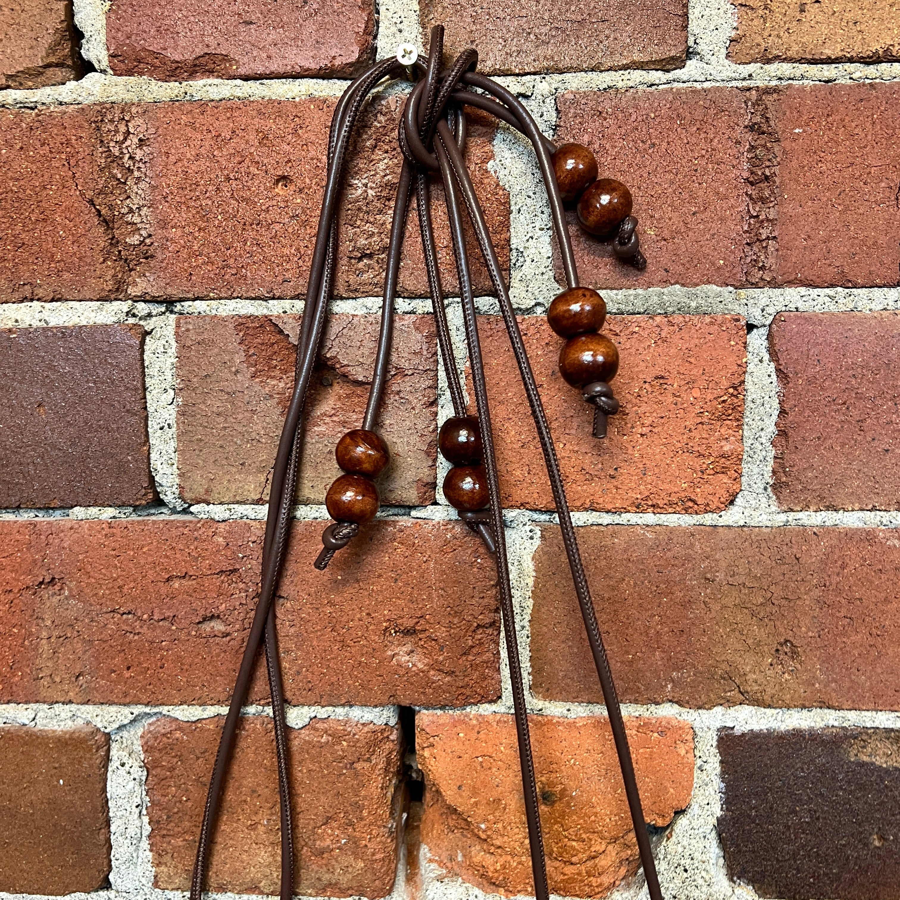 WYNN HAMLYN  leather beaded pouch insert