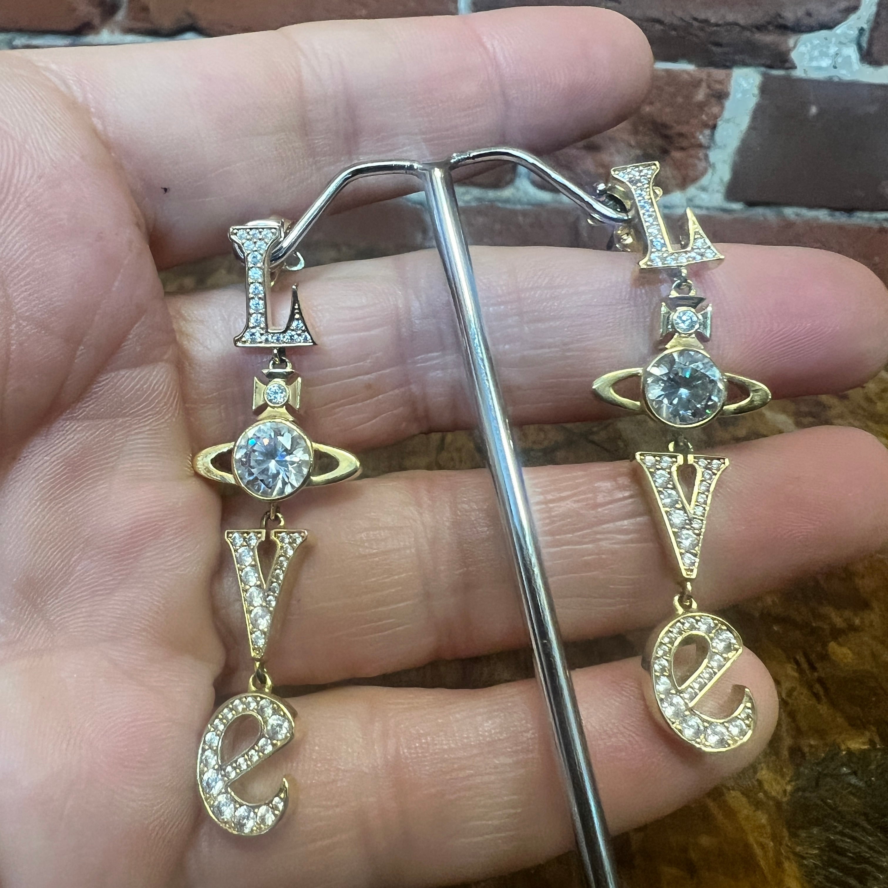 VIVIENNE WESTWOOD 'Love' orb earrings