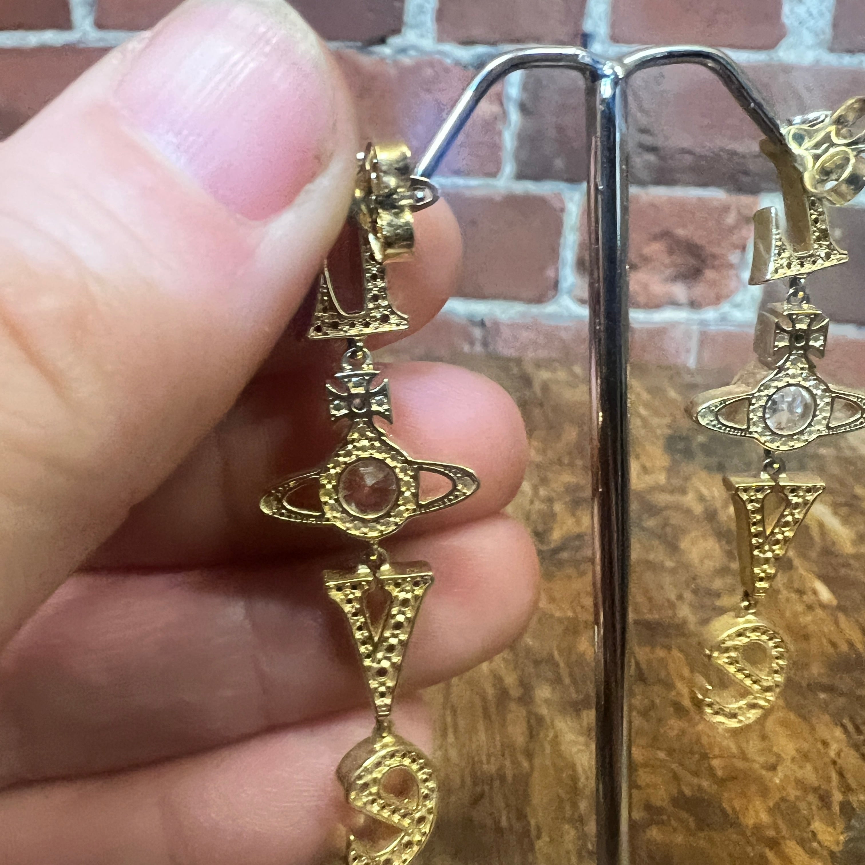 VIVIENNE WESTWOOD 'Love' orb earrings