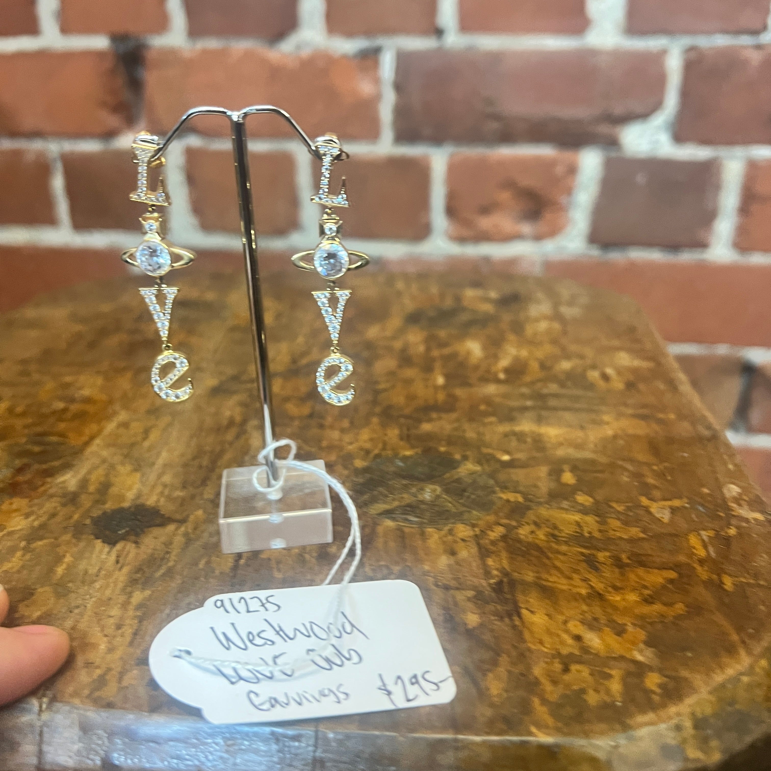 VIVIENNE WESTWOOD 'Love' orb earrings