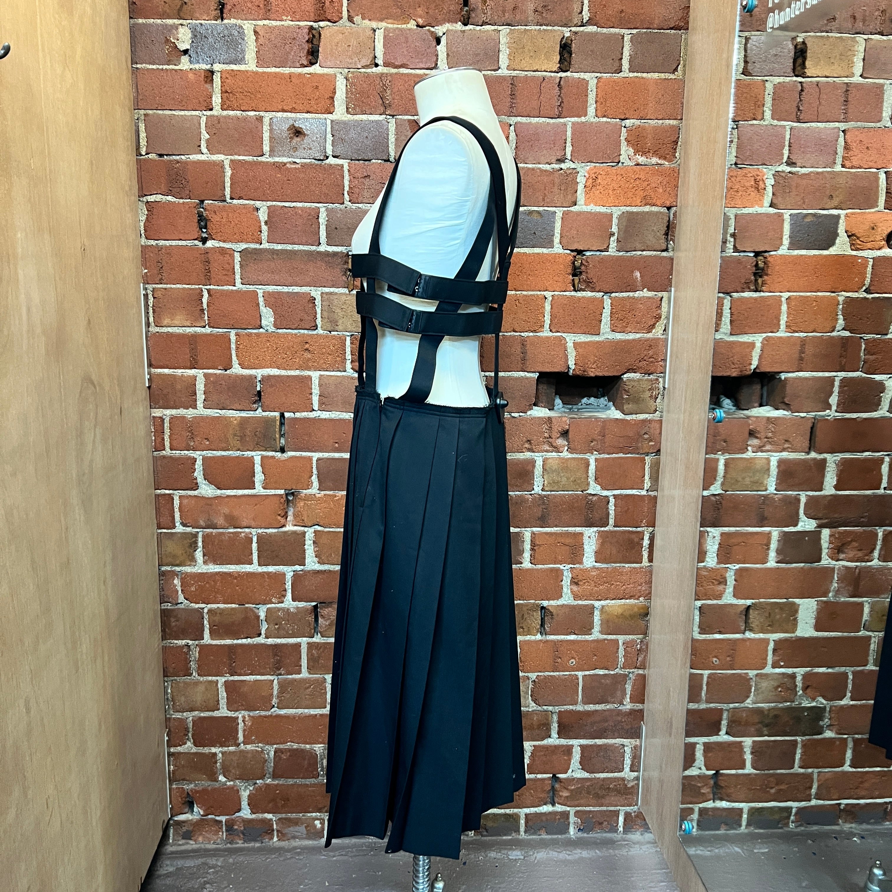 COMME DES GARCONS wool pinafore