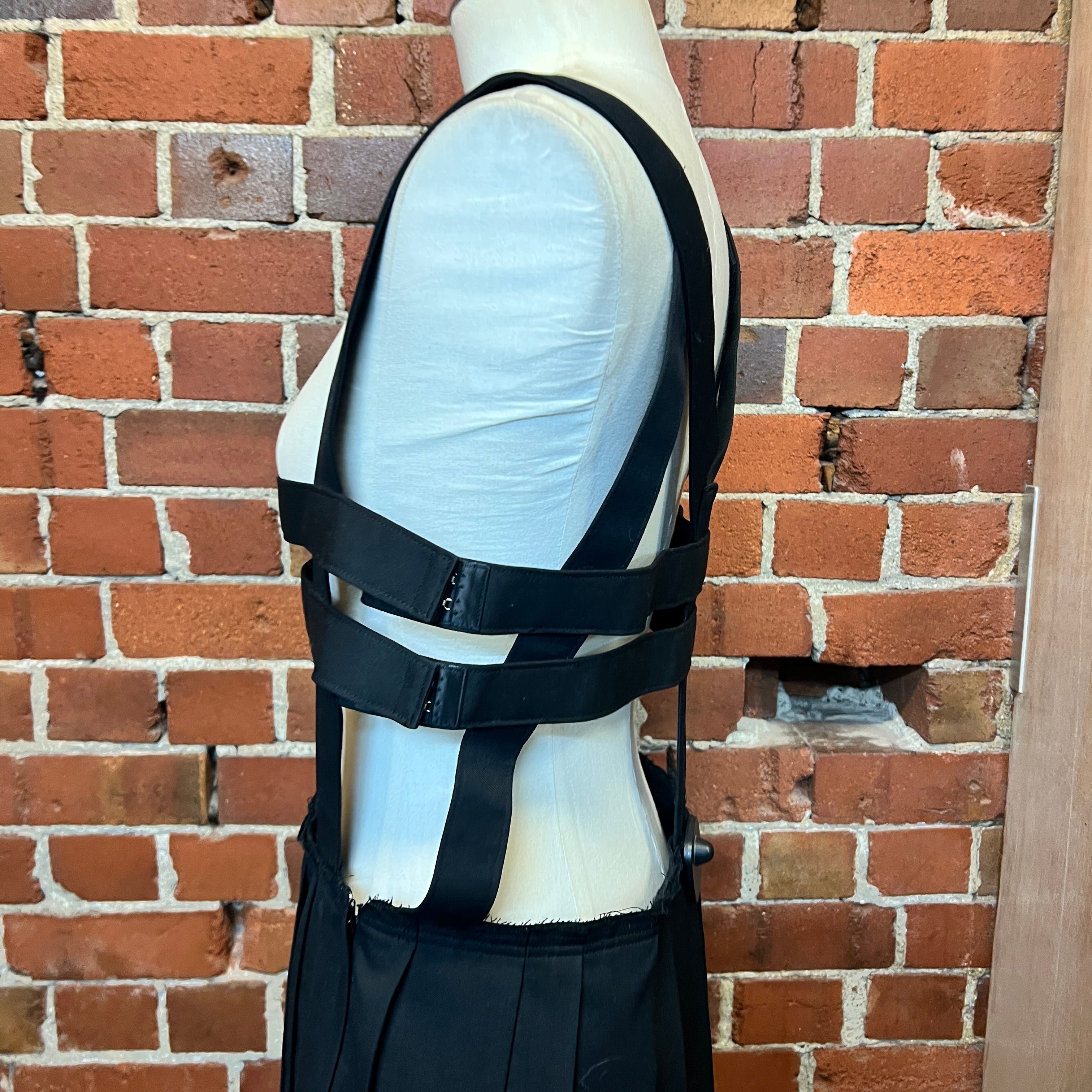 COMME DES GARCONS wool pinafore