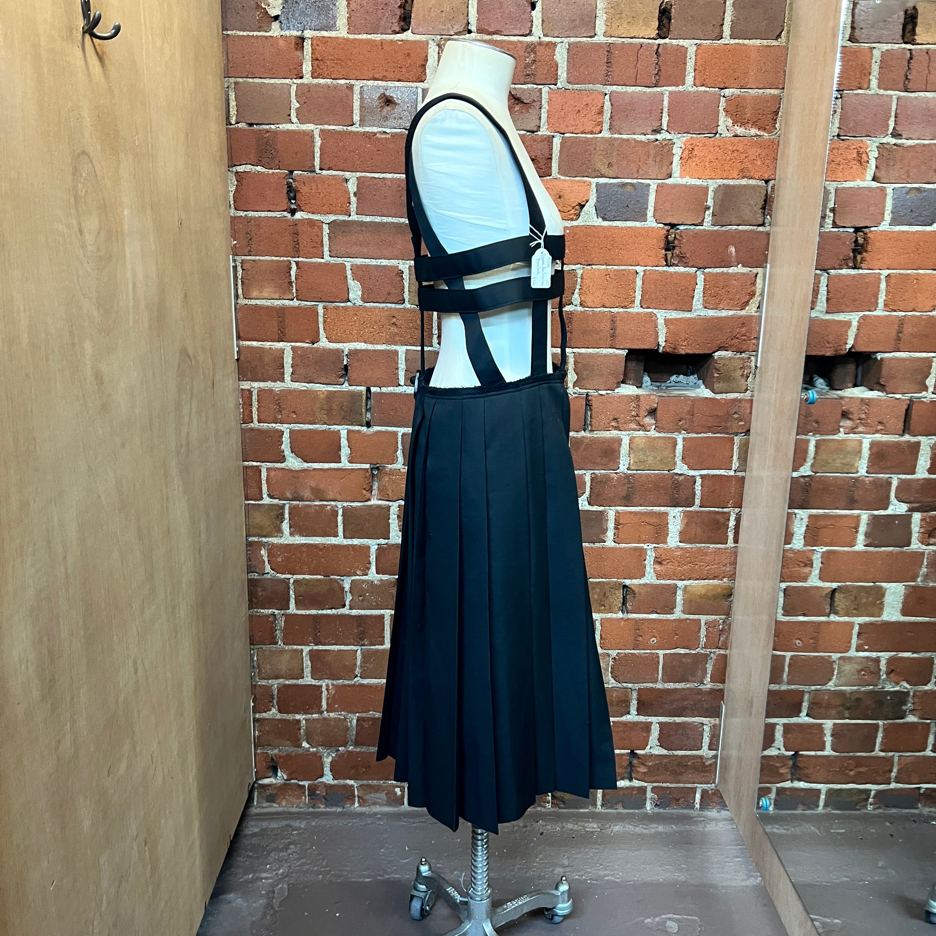 COMME DES GARCONS wool pinafore