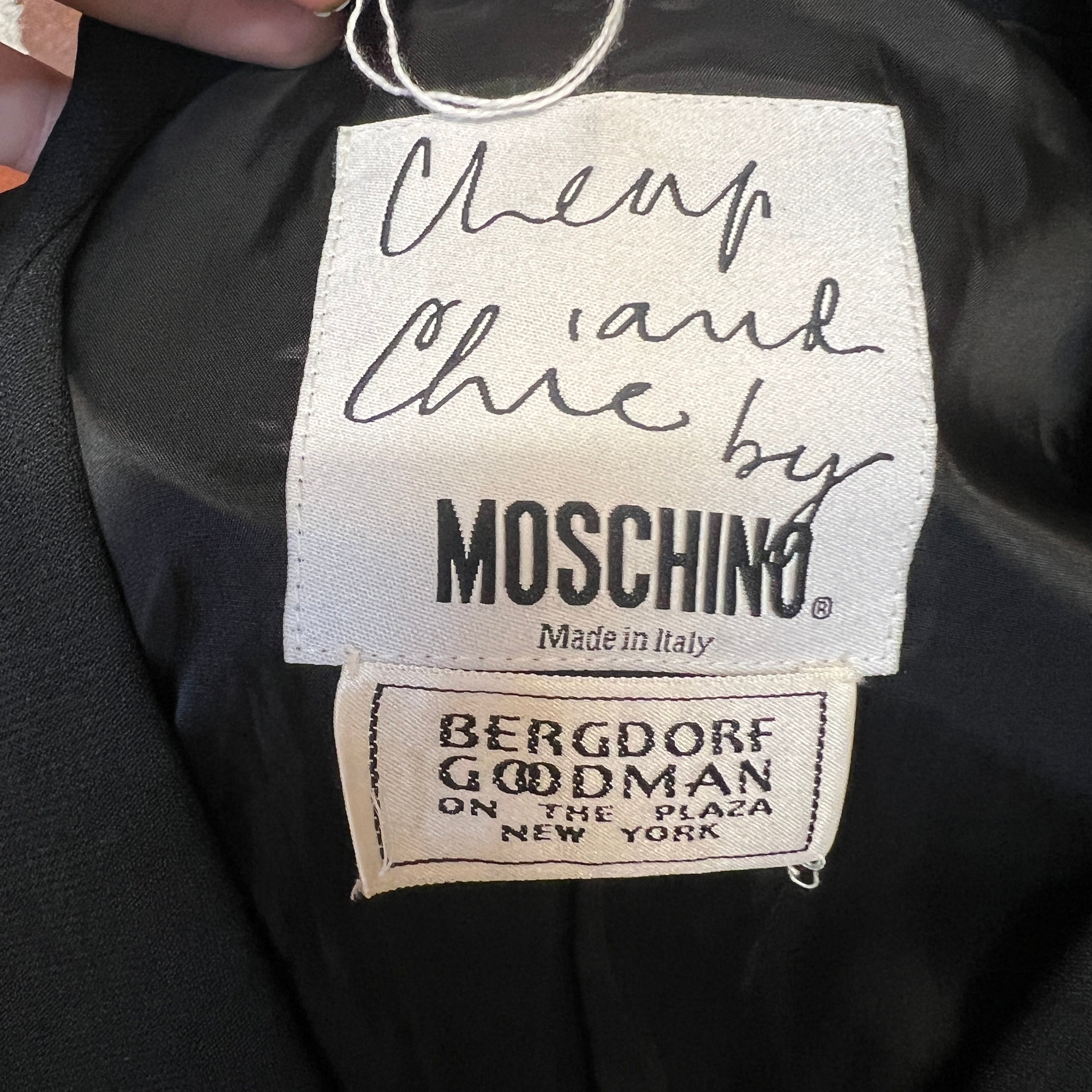MOSCHINO 1990's 4 leaf clover jacket