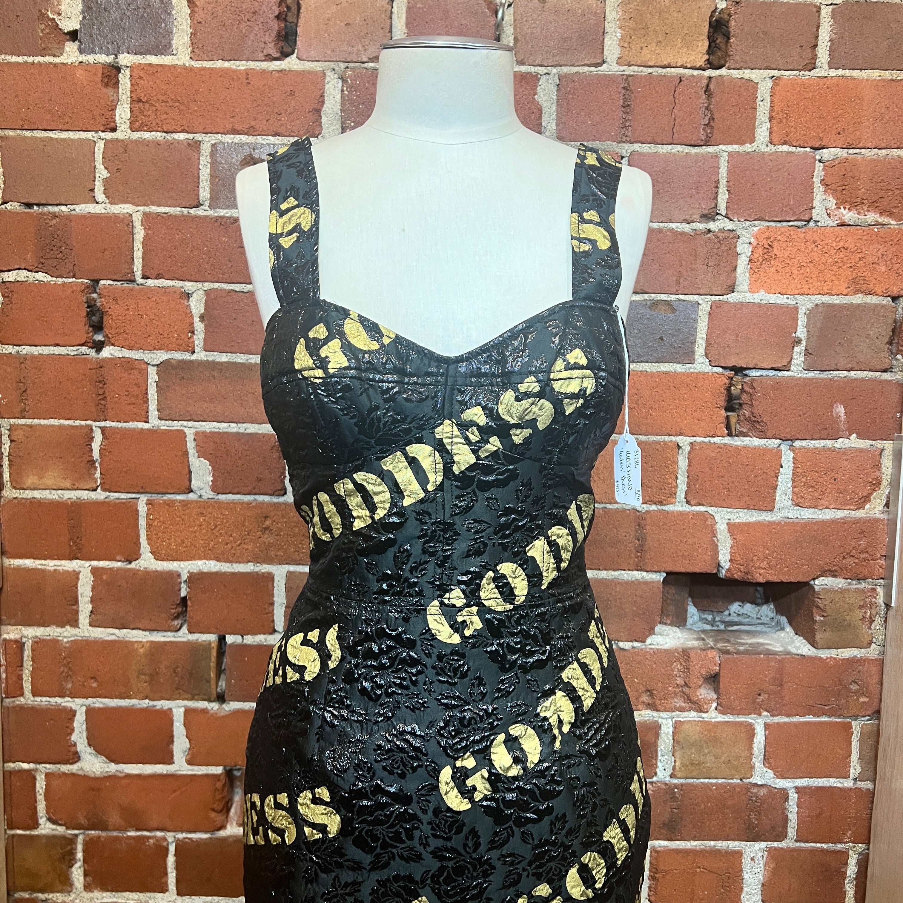 MOSCHINO COUTURE "goddess" dress