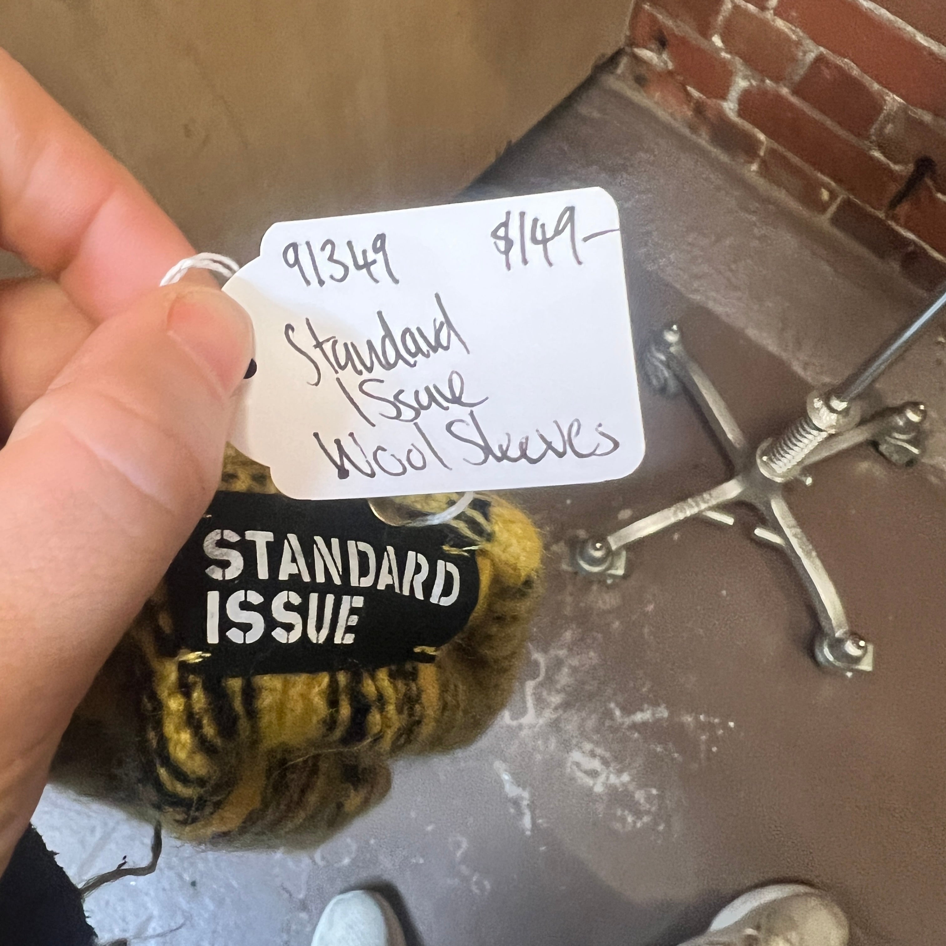 STANDARD ISSUE wool shrug