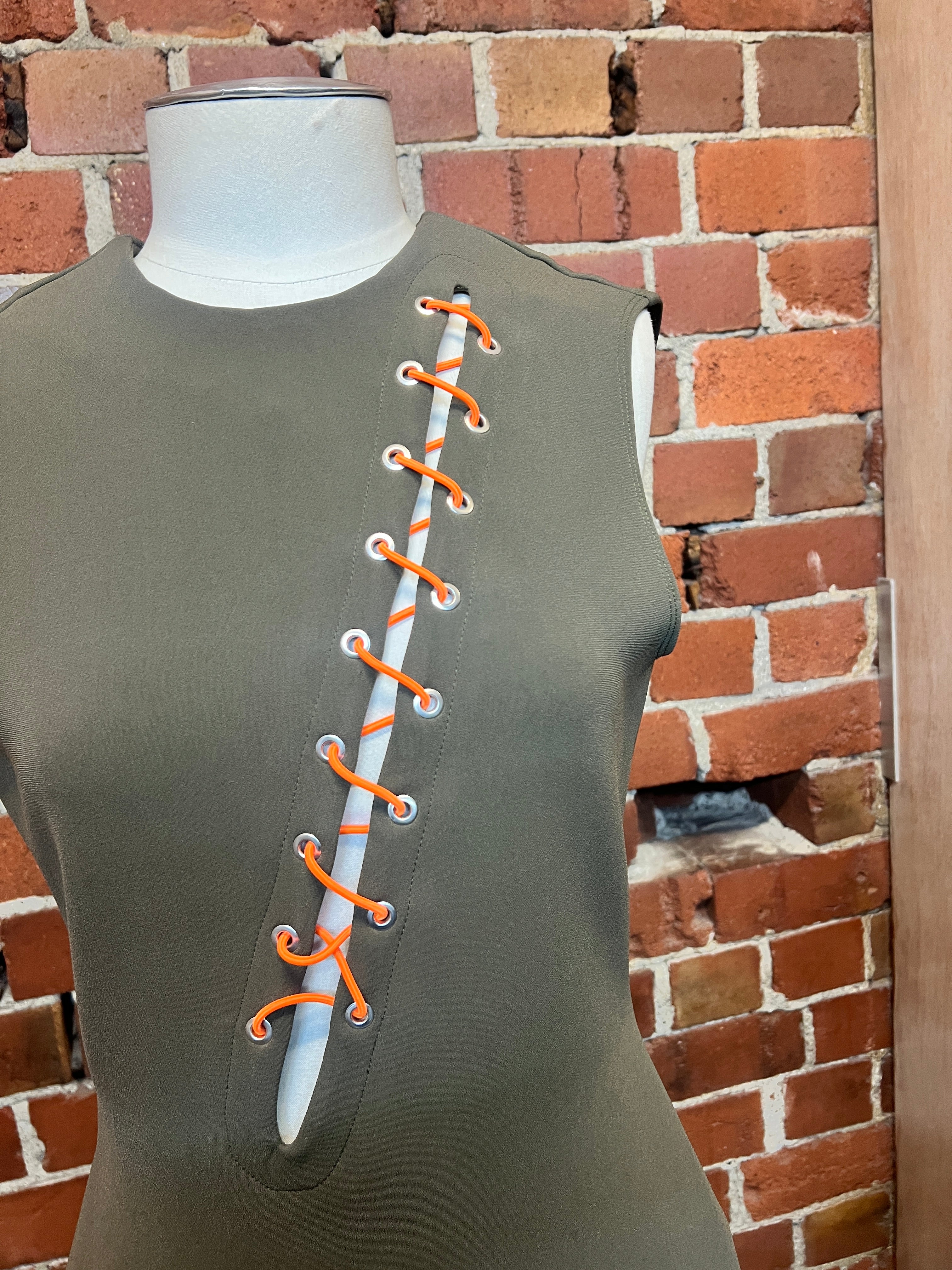 PARIS GEORGIA kahki gown