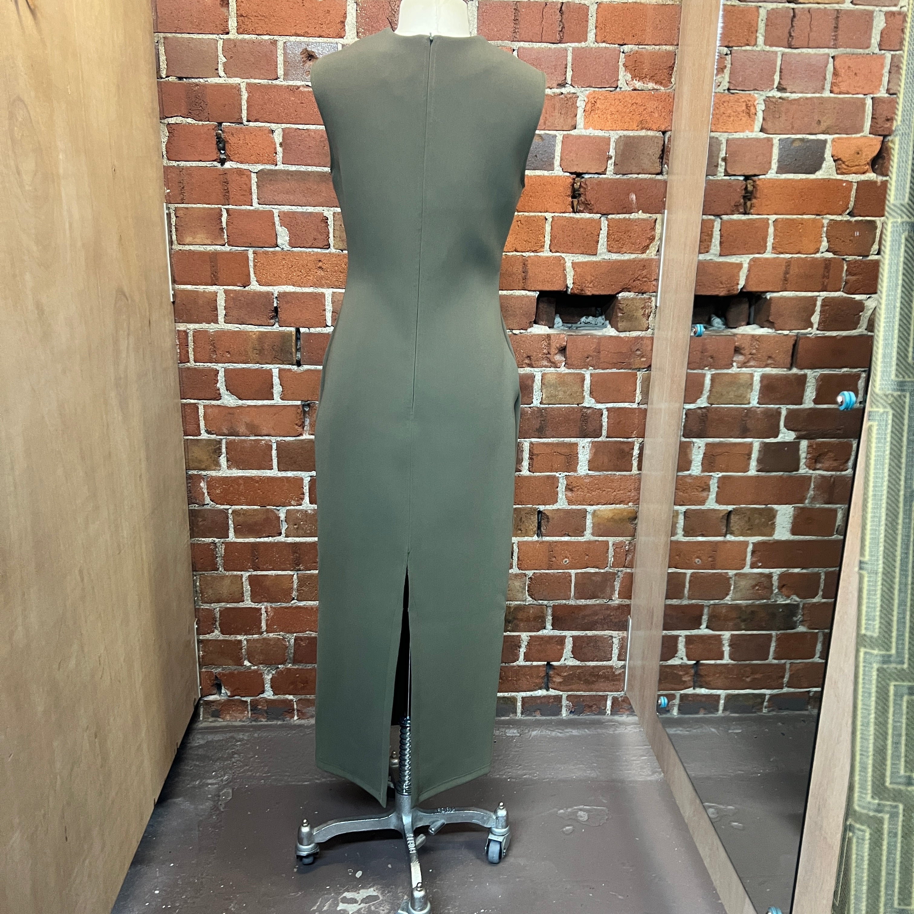 PARIS GEORGIA kahki gown