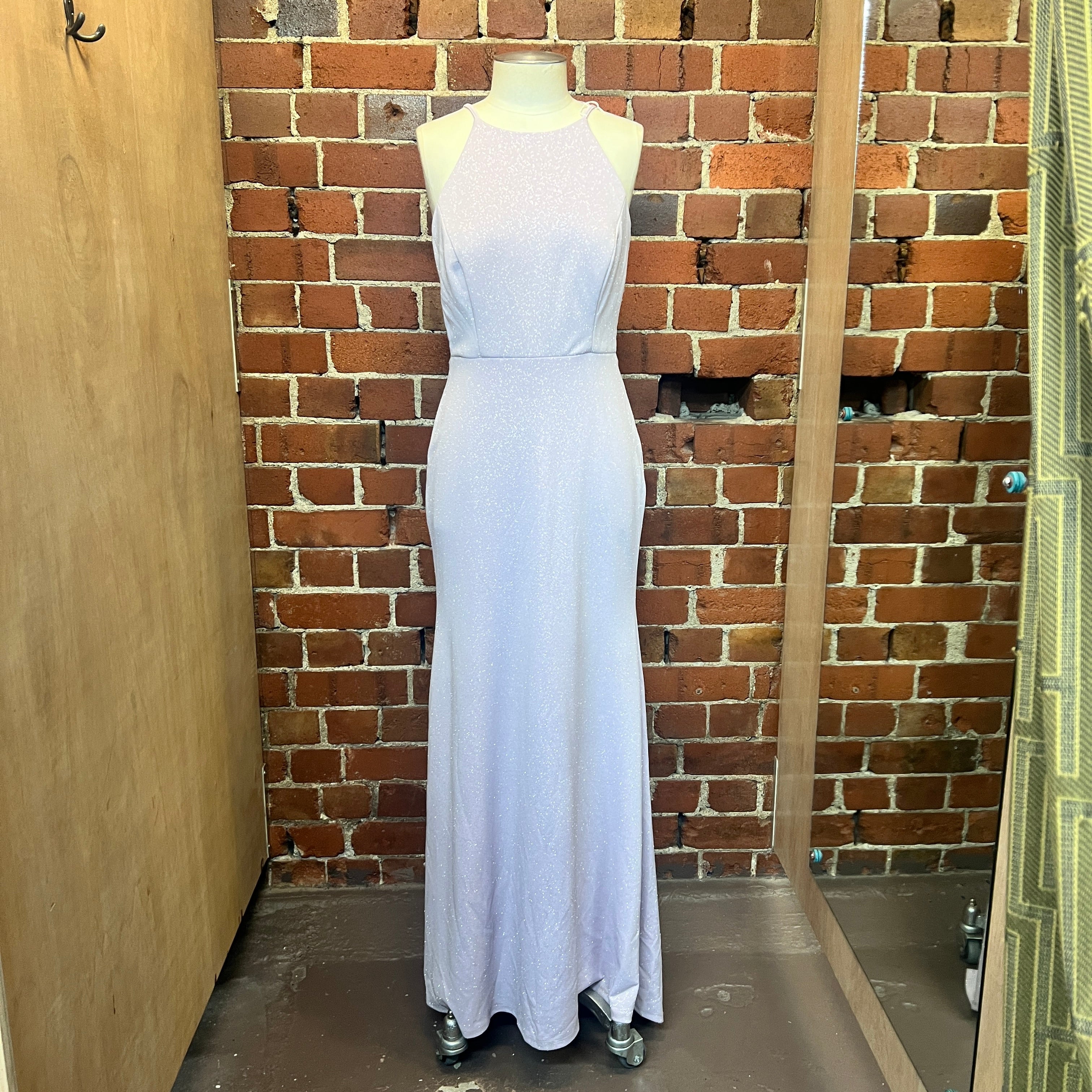 USA designer sparkle gown