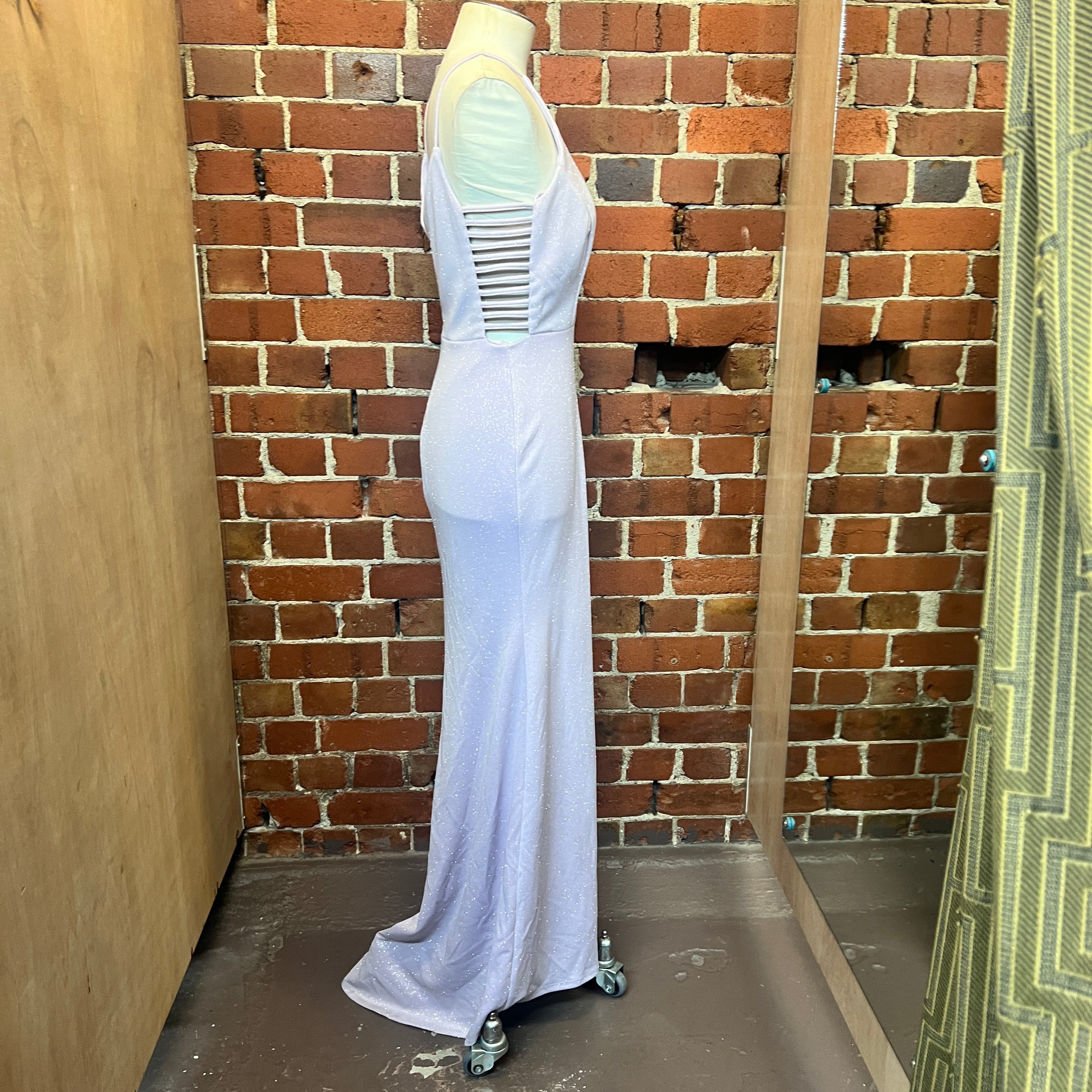 USA designer sparkle gown