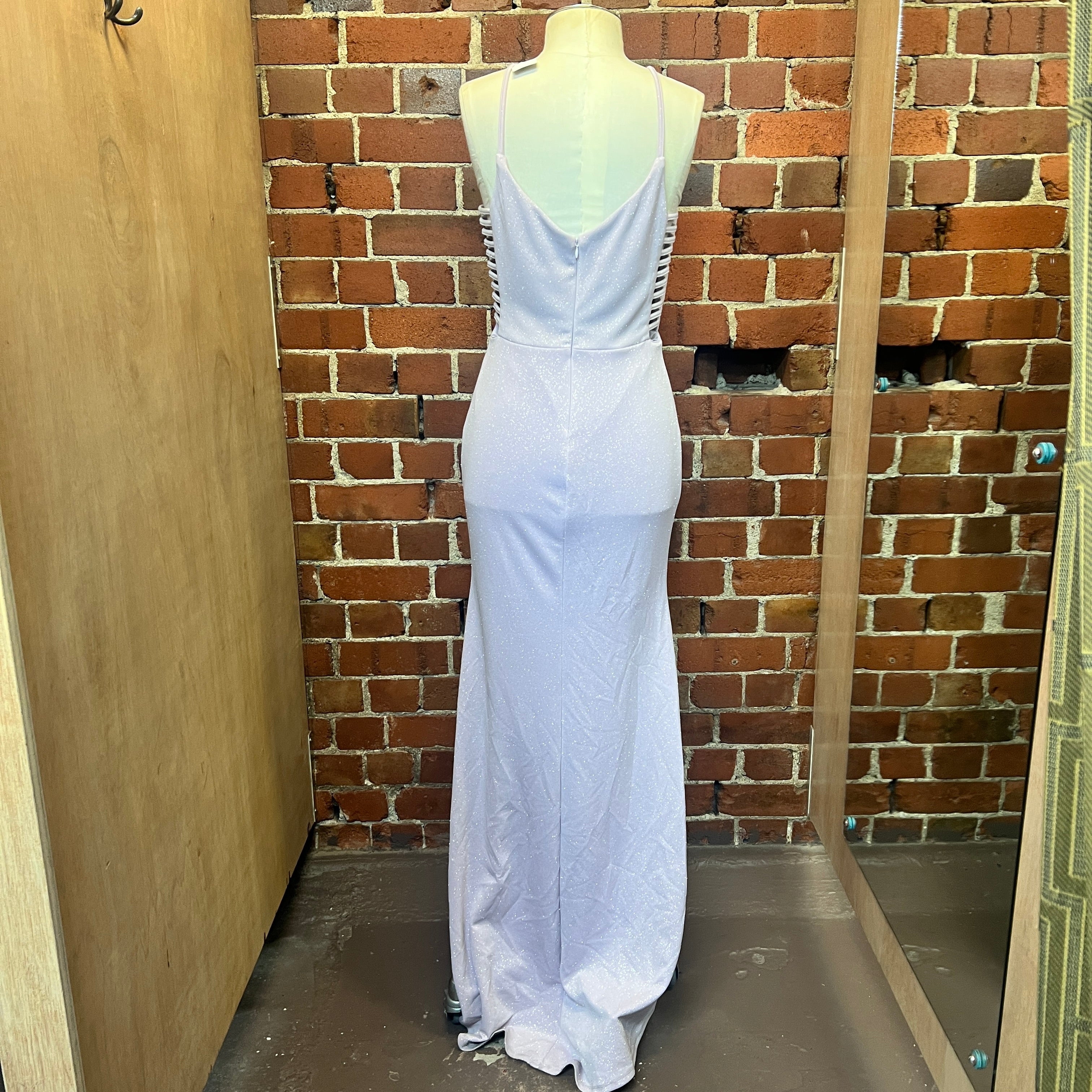 USA designer sparkle gown