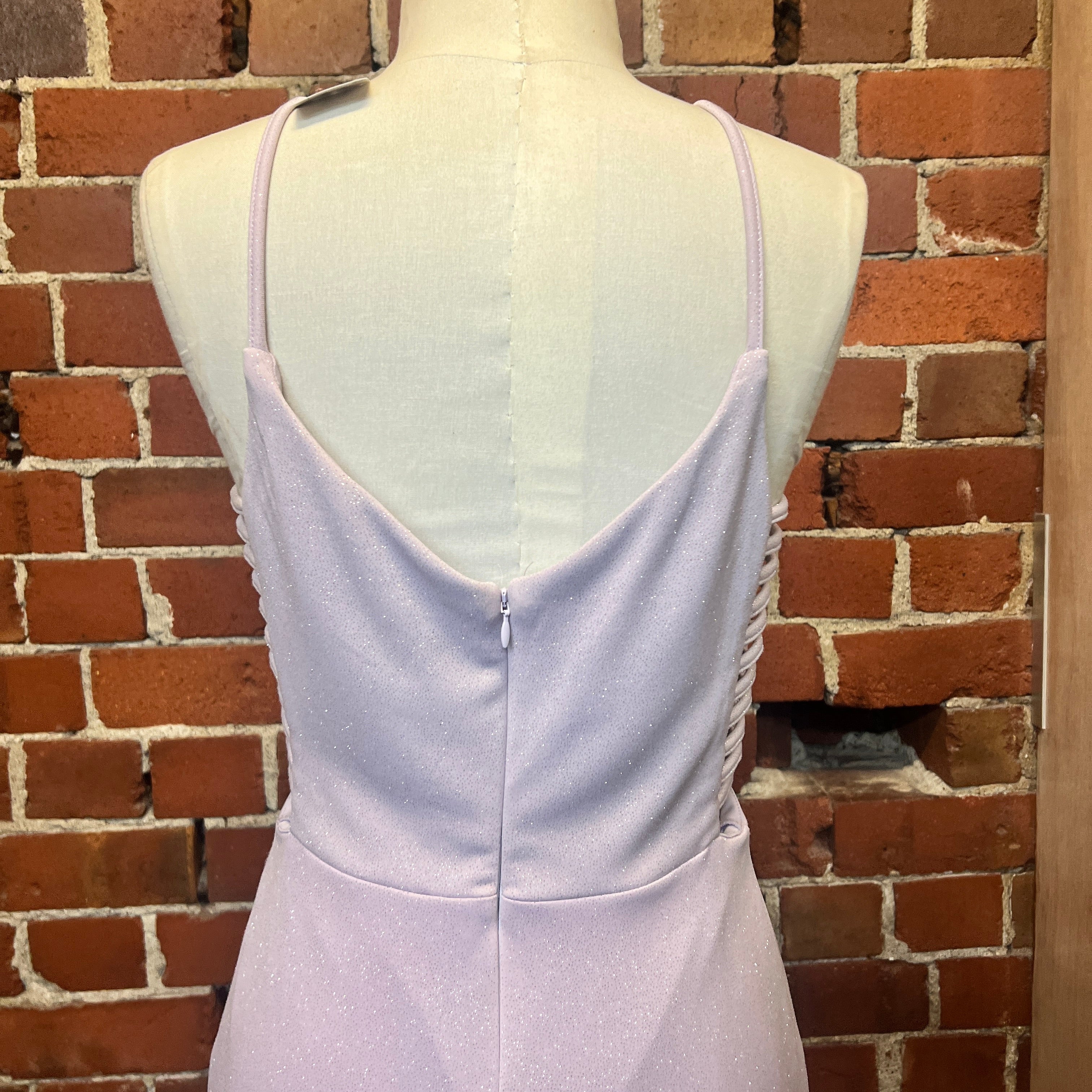 USA designer sparkle gown