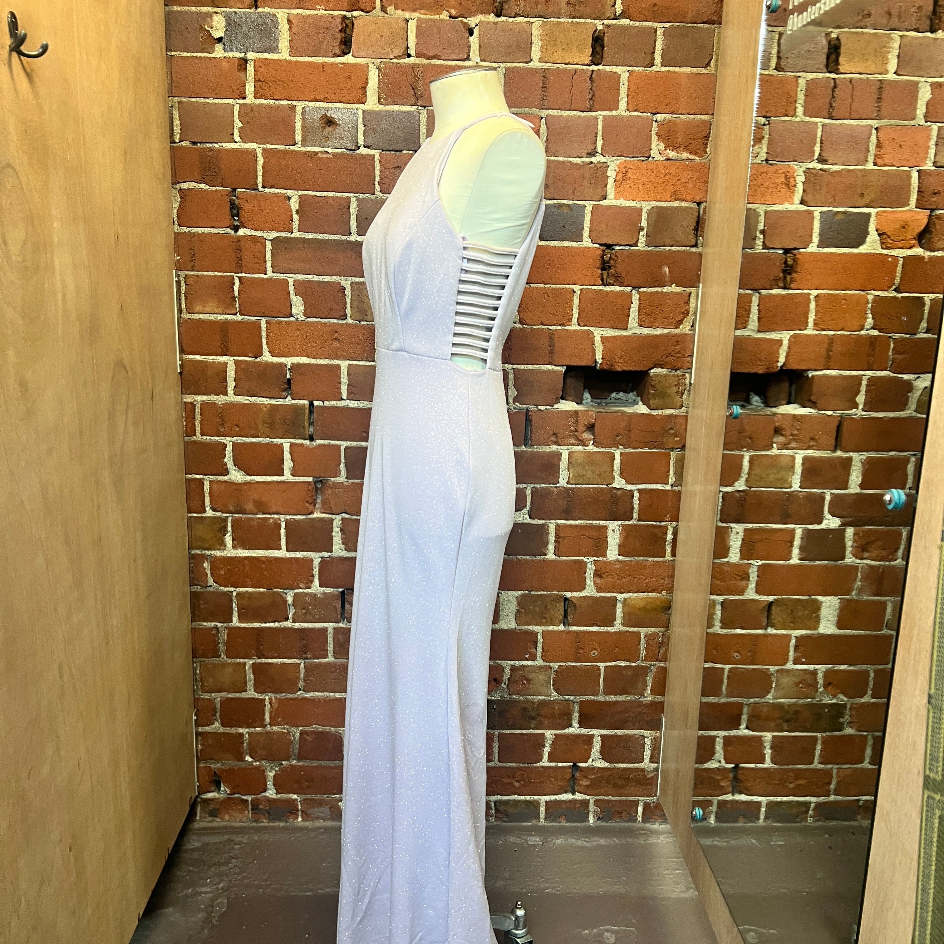 USA designer sparkle gown