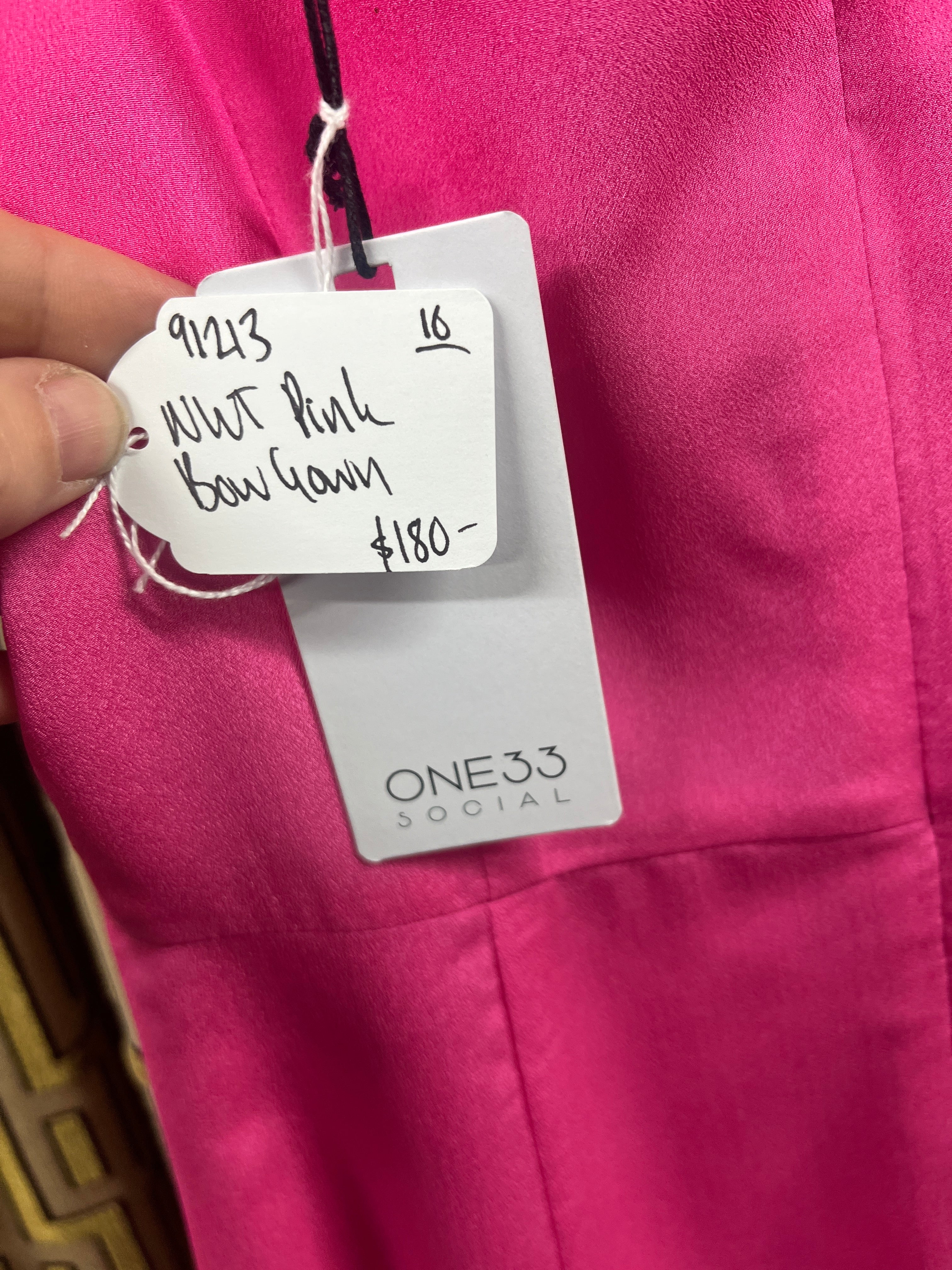 NWT CUT-OUT ball gown